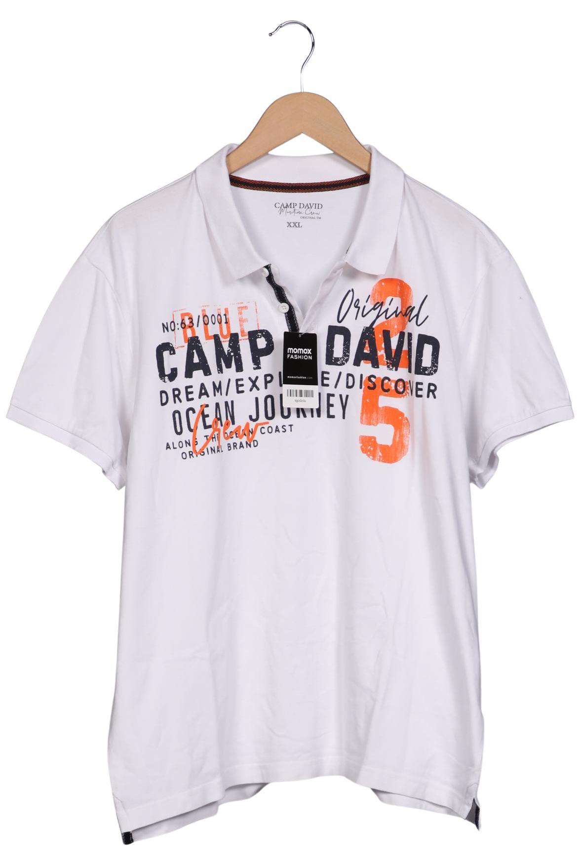 

Camp David Herren Poloshirt, weiß, Gr. 56