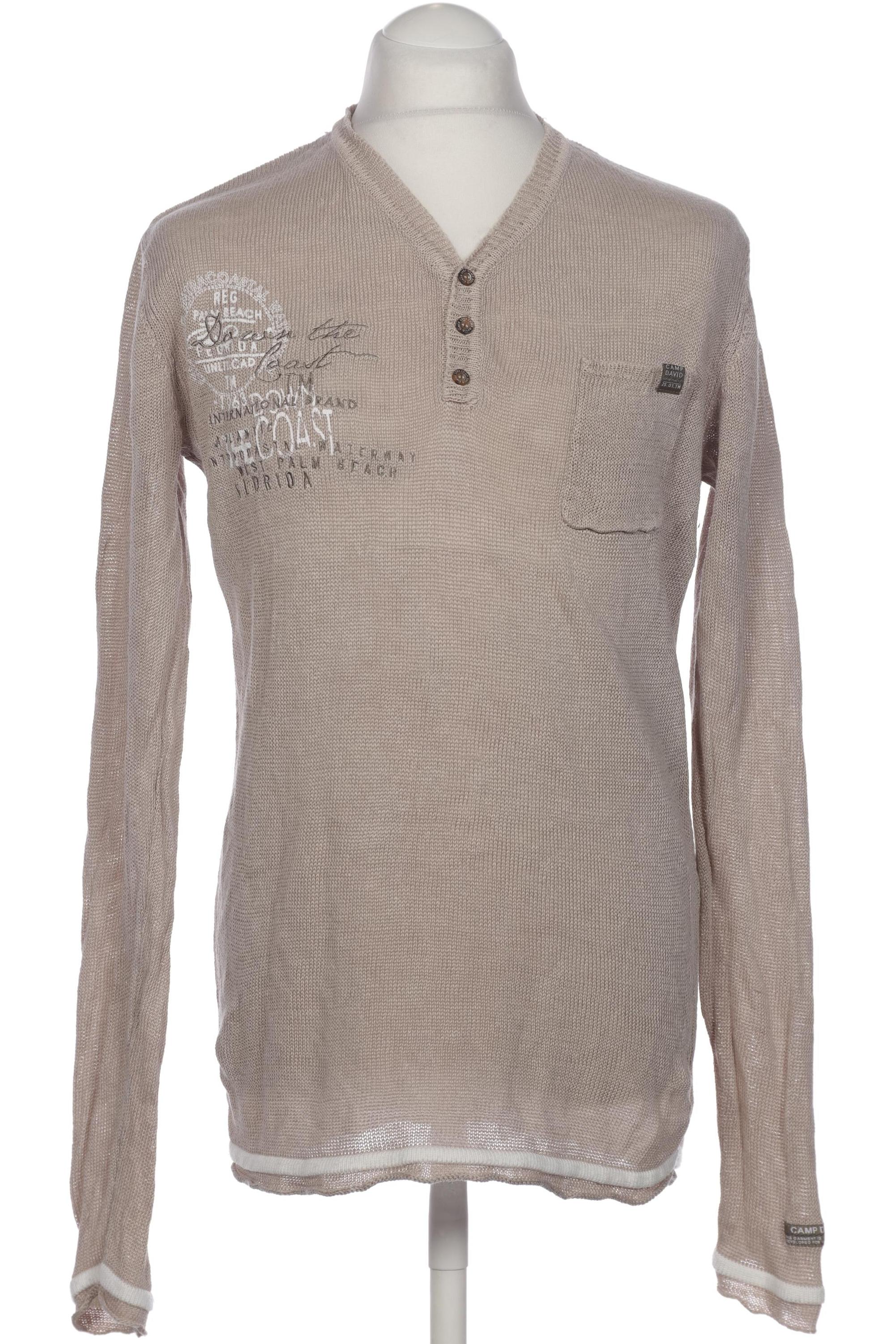 

Camp David Herren Pullover, beige, Gr. 52