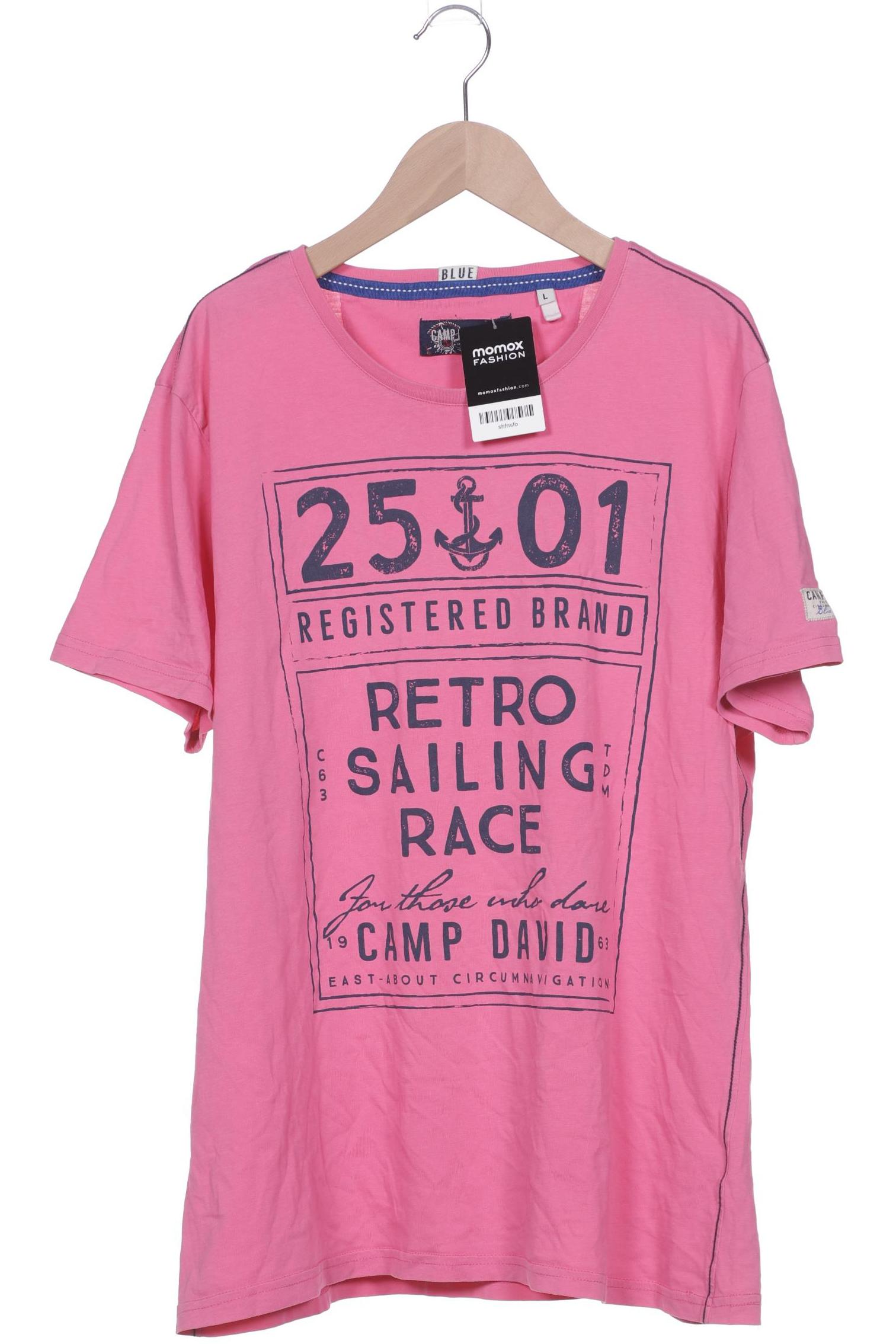 

Camp David Herren T-Shirt, pink, Gr. 52