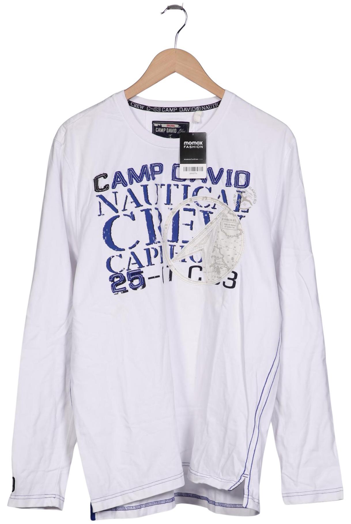Thumbnail - Camp David Herren Sweatshirt, weiß, Gr. 54