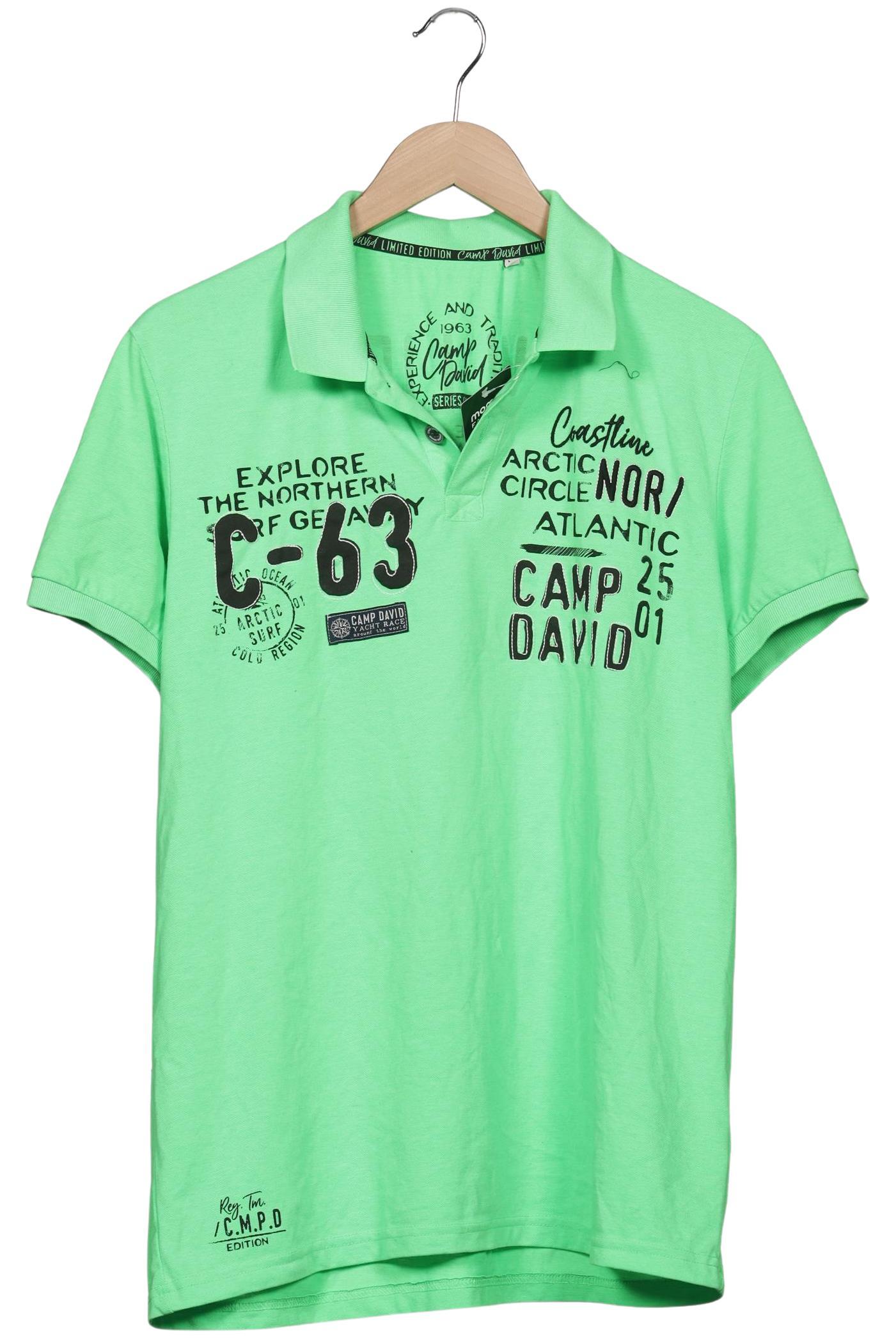 

Camp David Herren Poloshirt, hellgrün, Gr. 54
