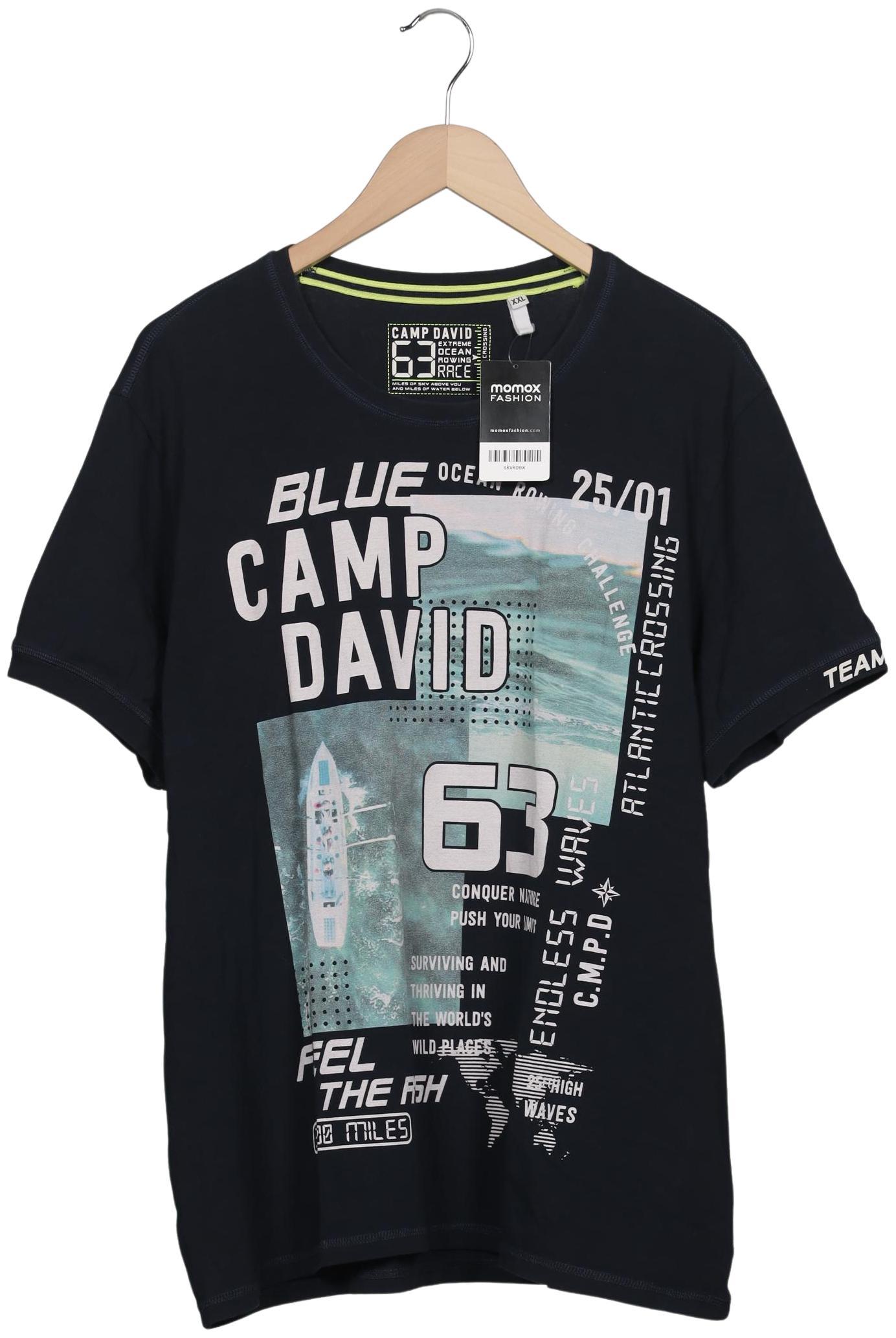 

Camp David Herren T-Shirt, marineblau, Gr. 56