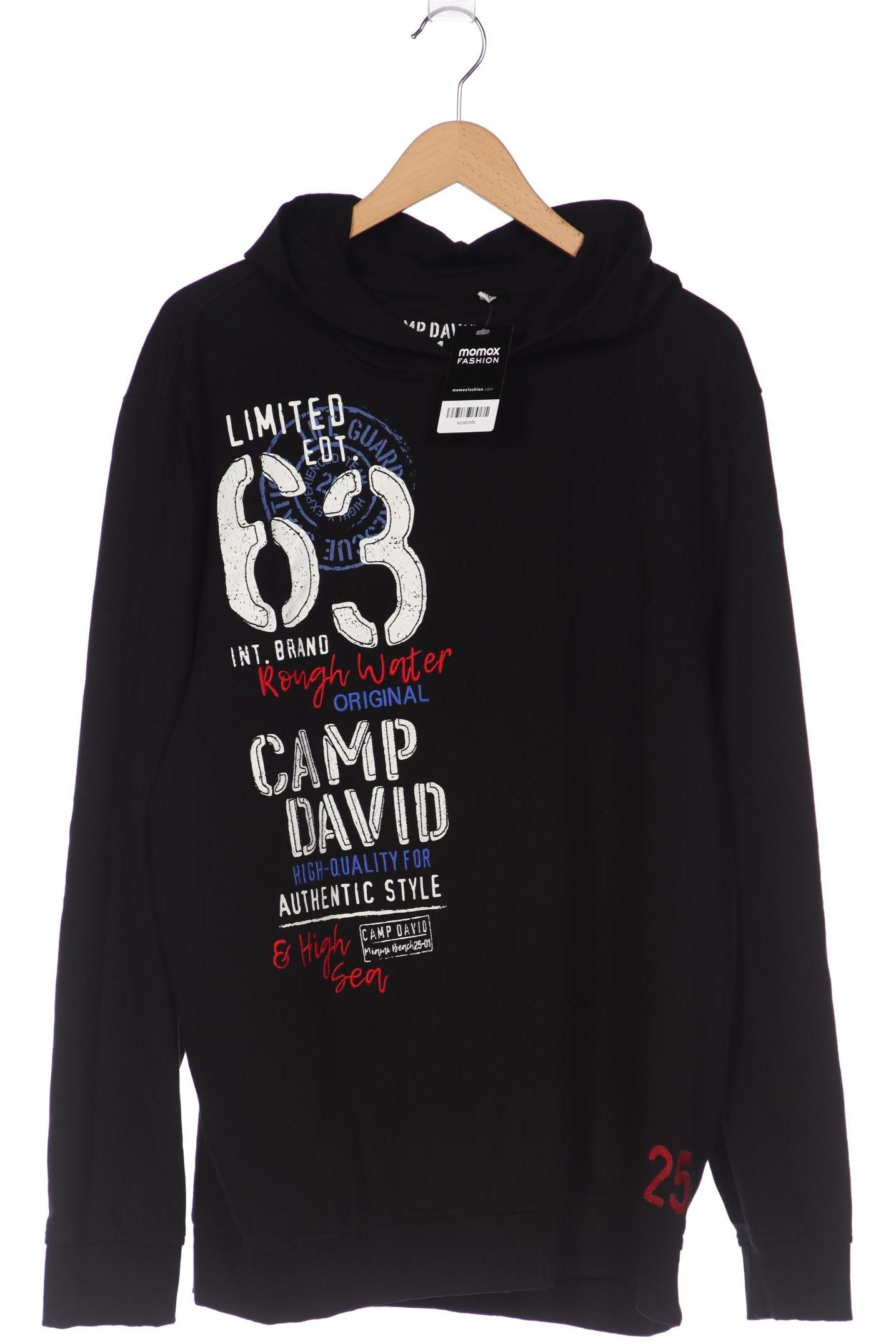 

Camp David Herren Kapuzenpullover, schwarz