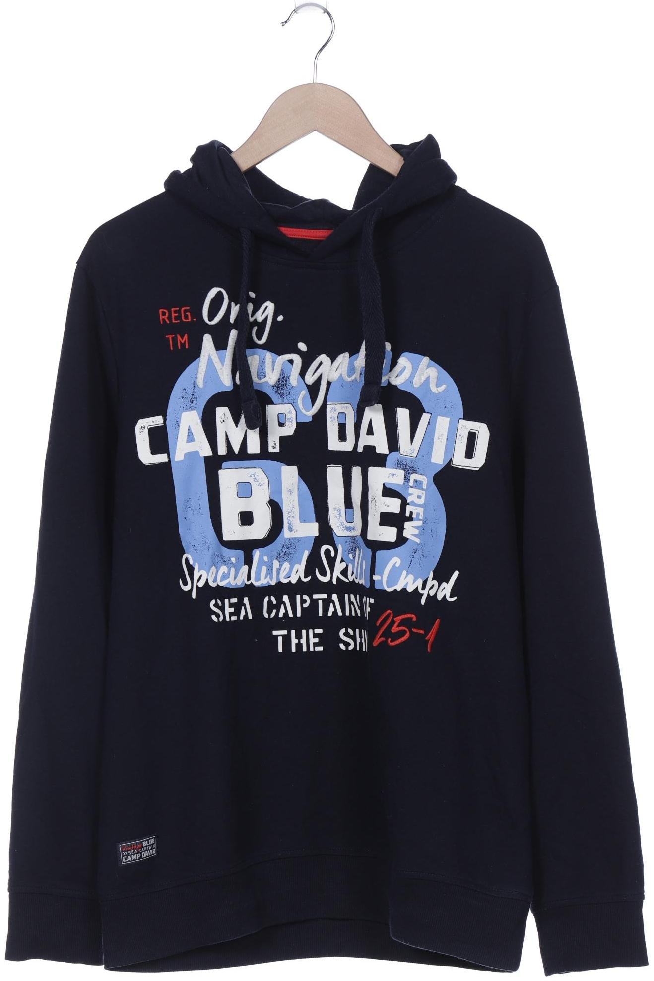 

Camp David Herren Kapuzenpullover, marineblau, Gr. 54