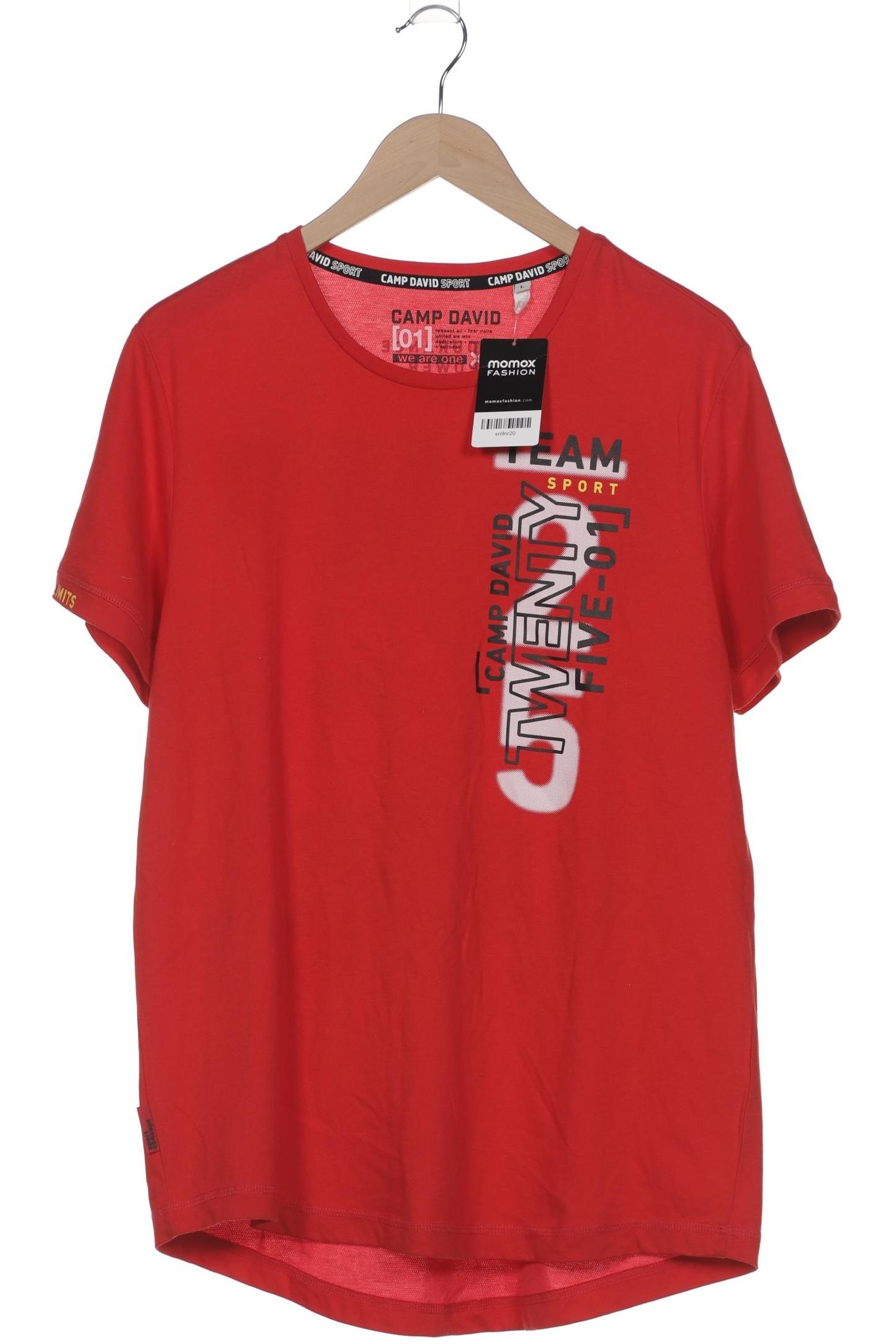 

Camp David Herren T-Shirt, rot, Gr. 52