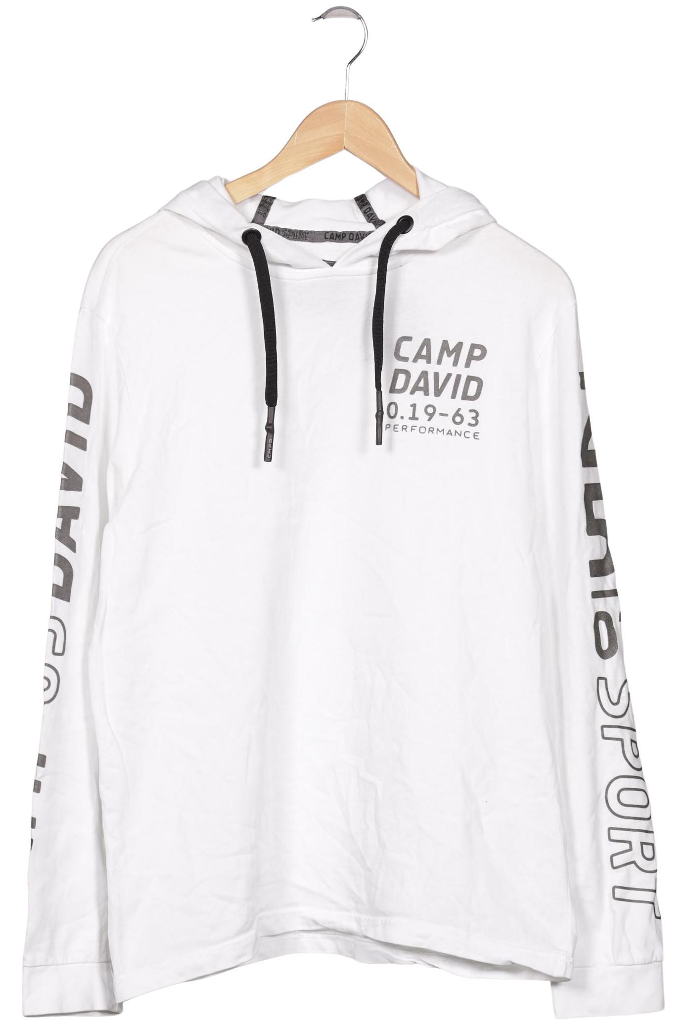 

Camp David Herren Langarmshirt, weiß, Gr. 48