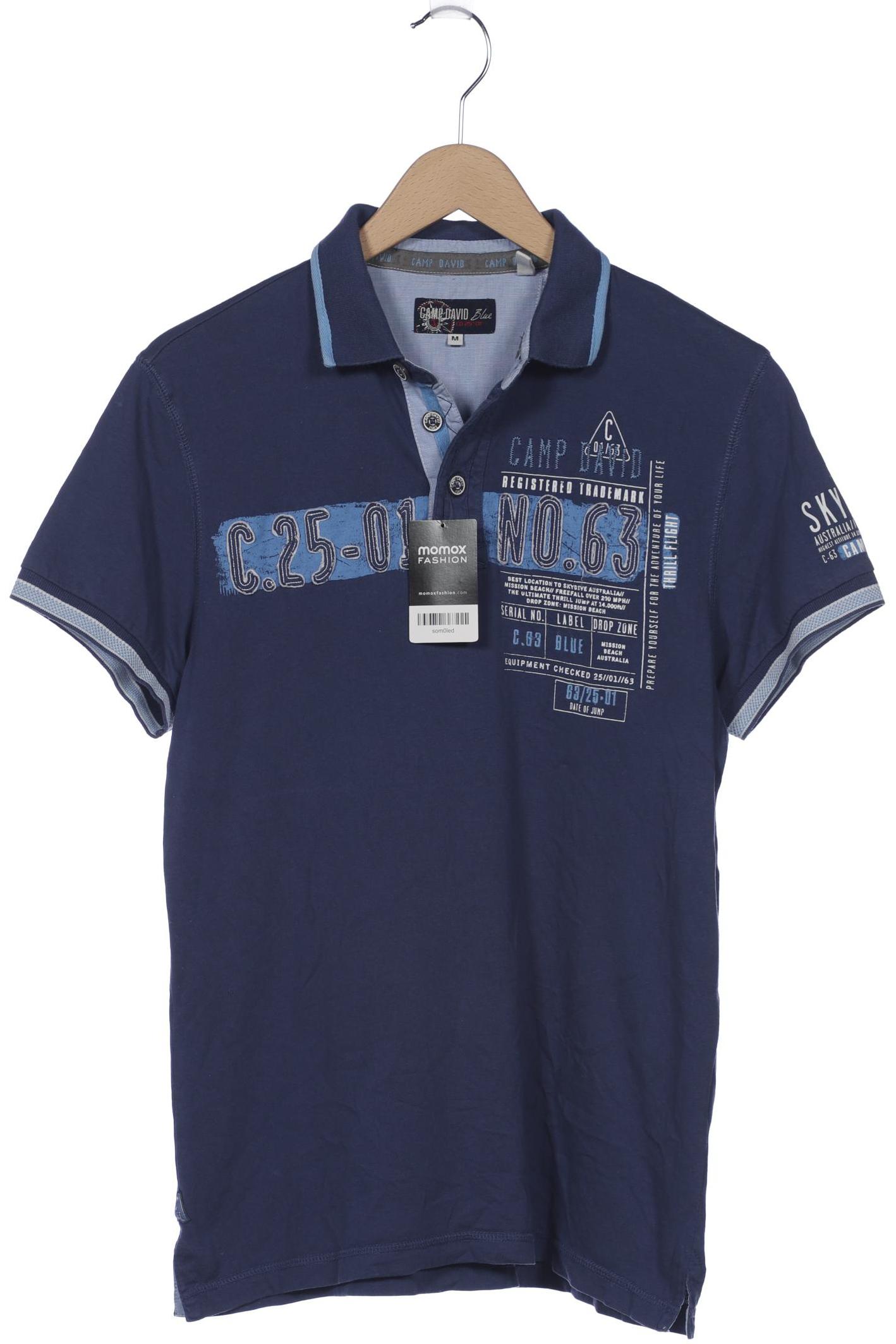 

Camp David Herren Poloshirt, marineblau