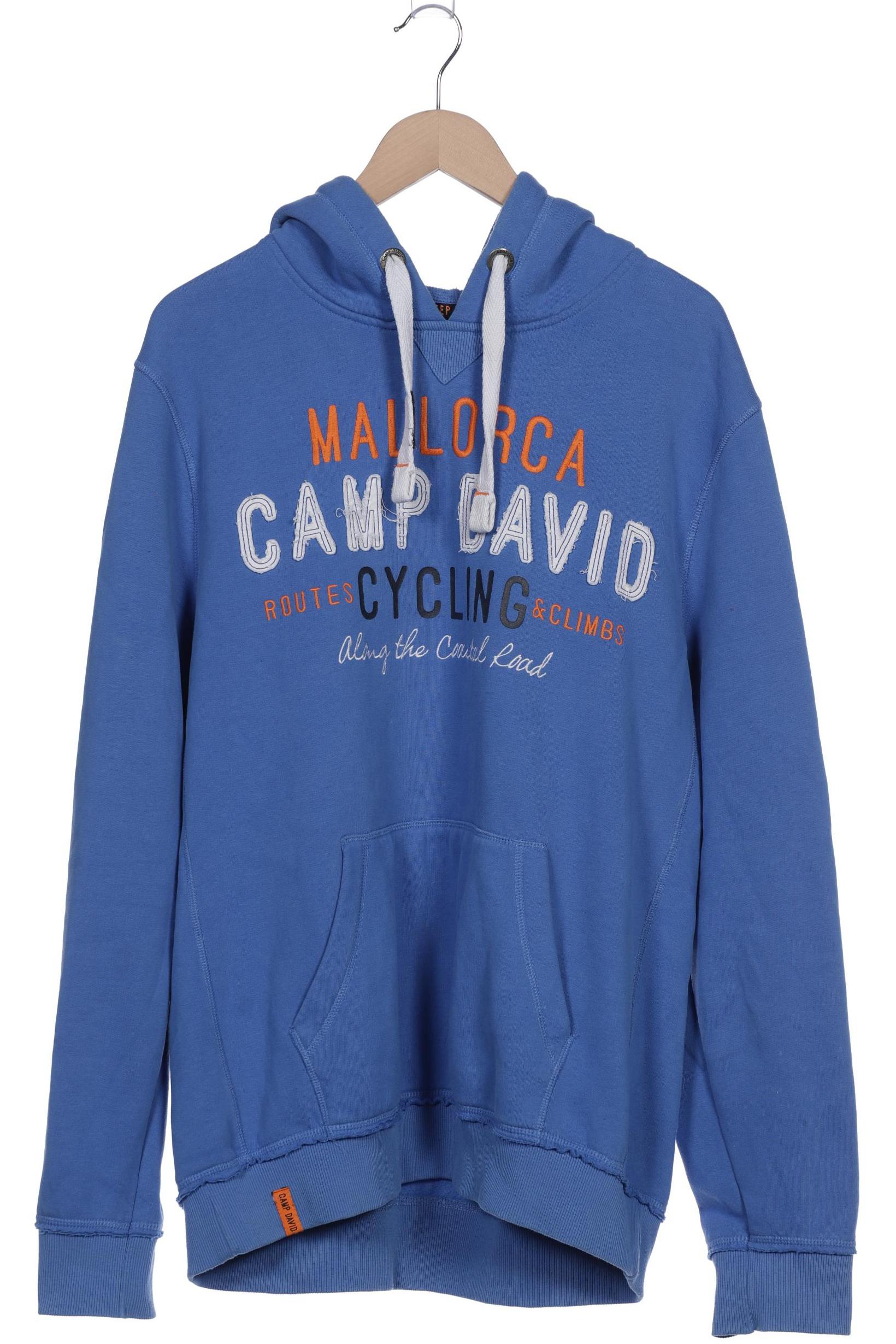 Thumbnail - Camp David Herren Kapuzenpullover, blau, Gr. 56