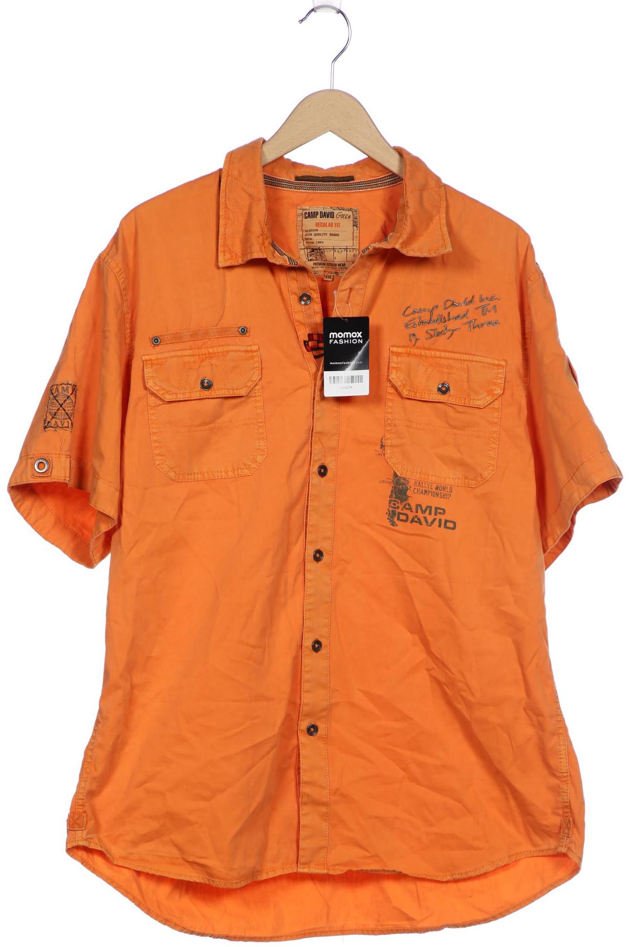 

Camp David Herren Hemd, orange