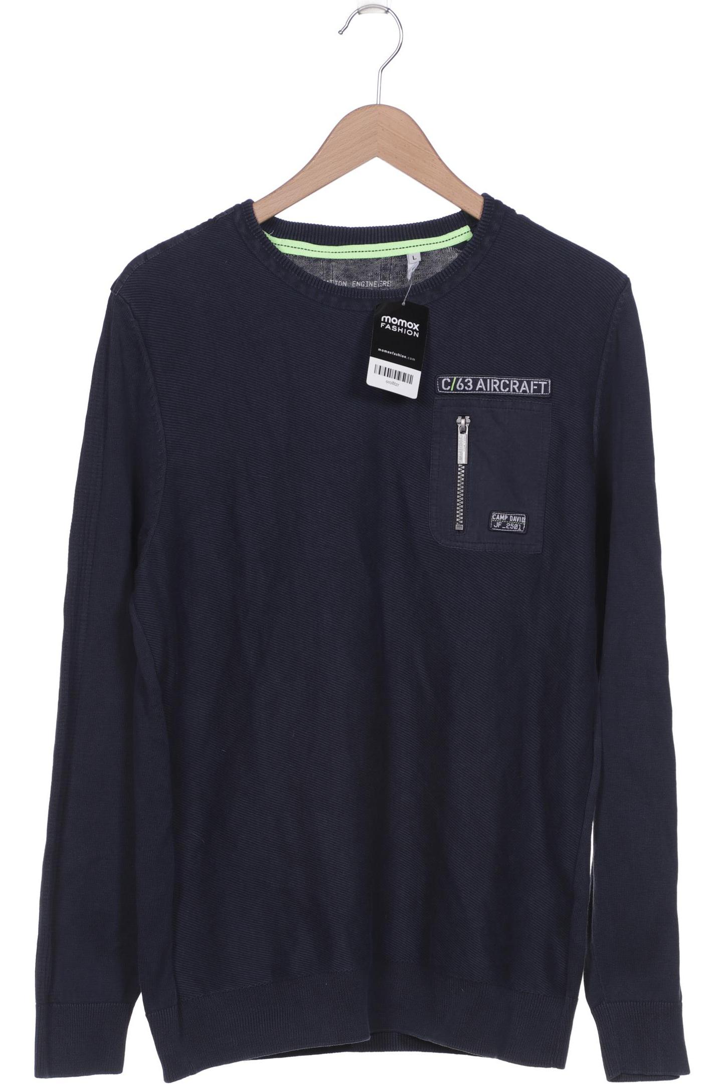 

Camp David Herren Pullover, marineblau