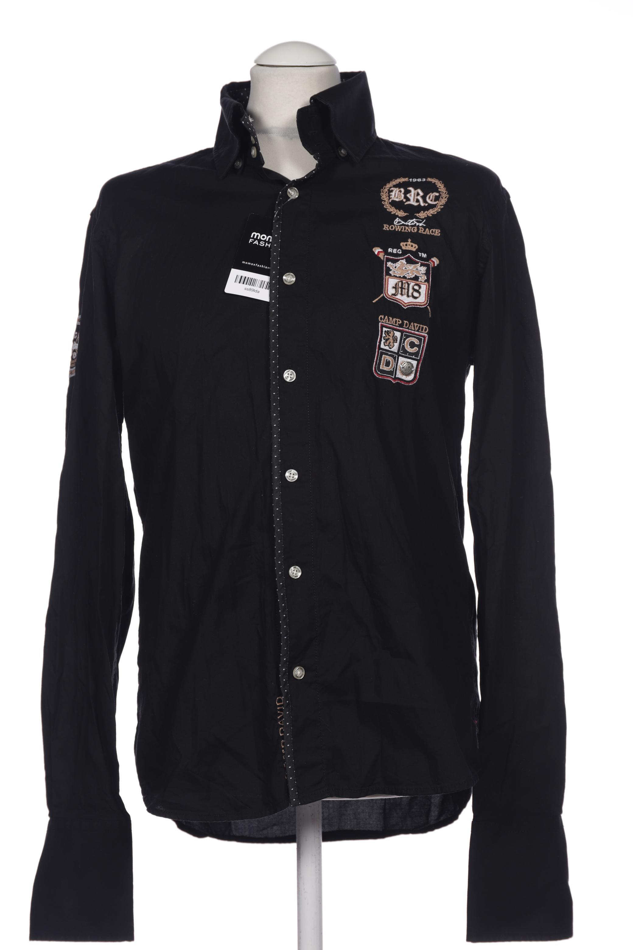 

Camp David Herren Hemd, schwarz