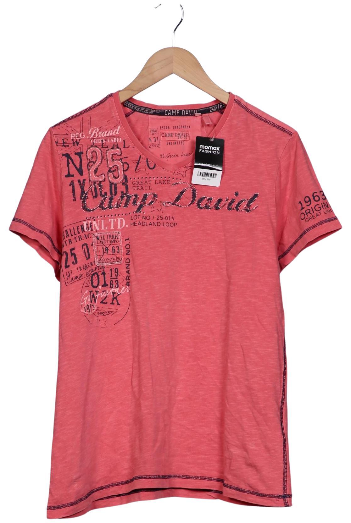 

Camp David Herren T-Shirt, pink, Gr. 48