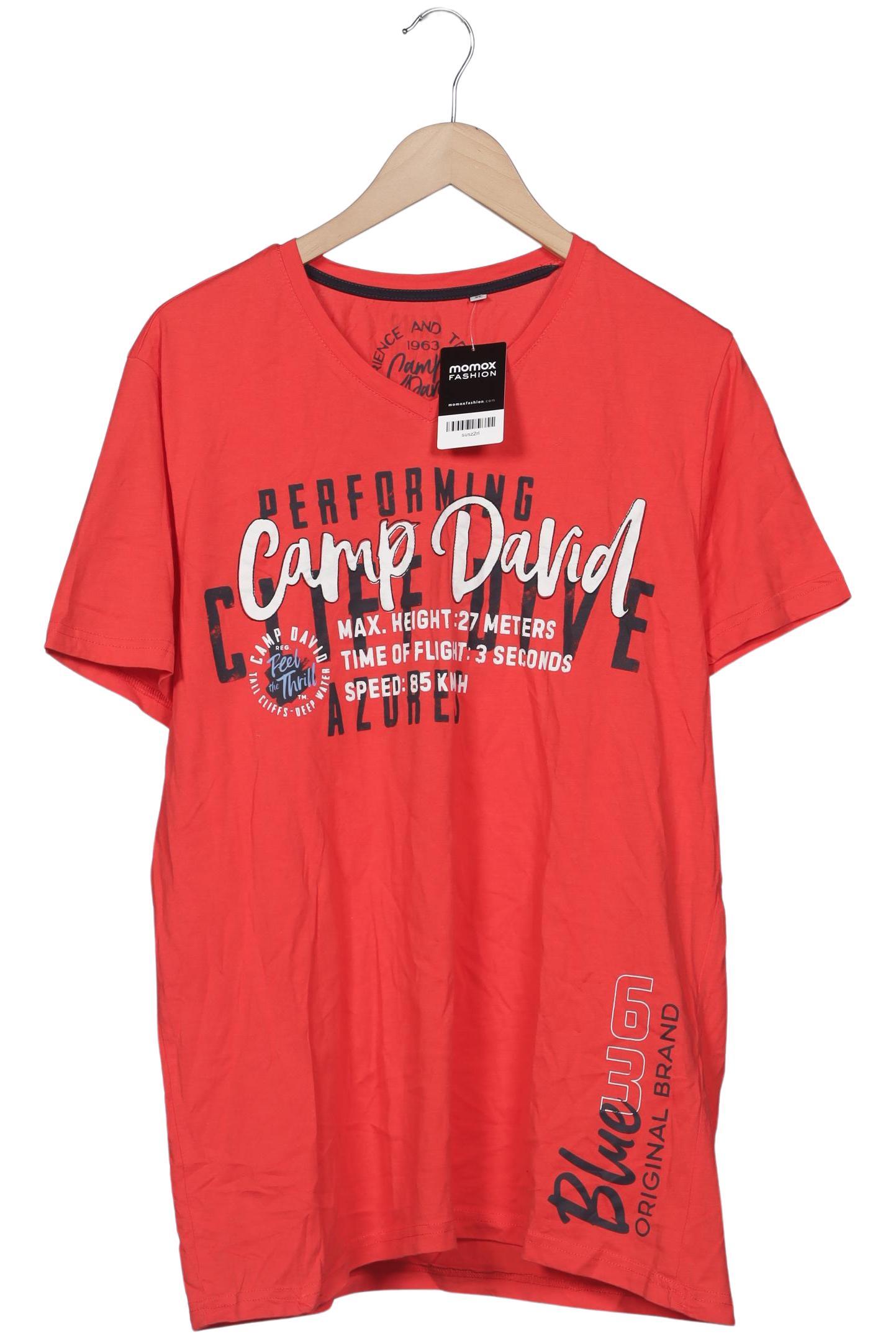 Thumbnail - Camp David Herren T-Shirt, rot, Gr. 54