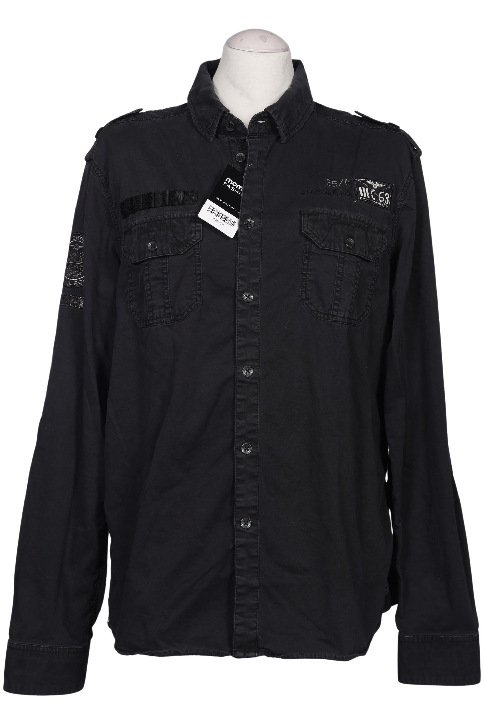 

Camp David Herren Hemd, schwarz, Gr. 52