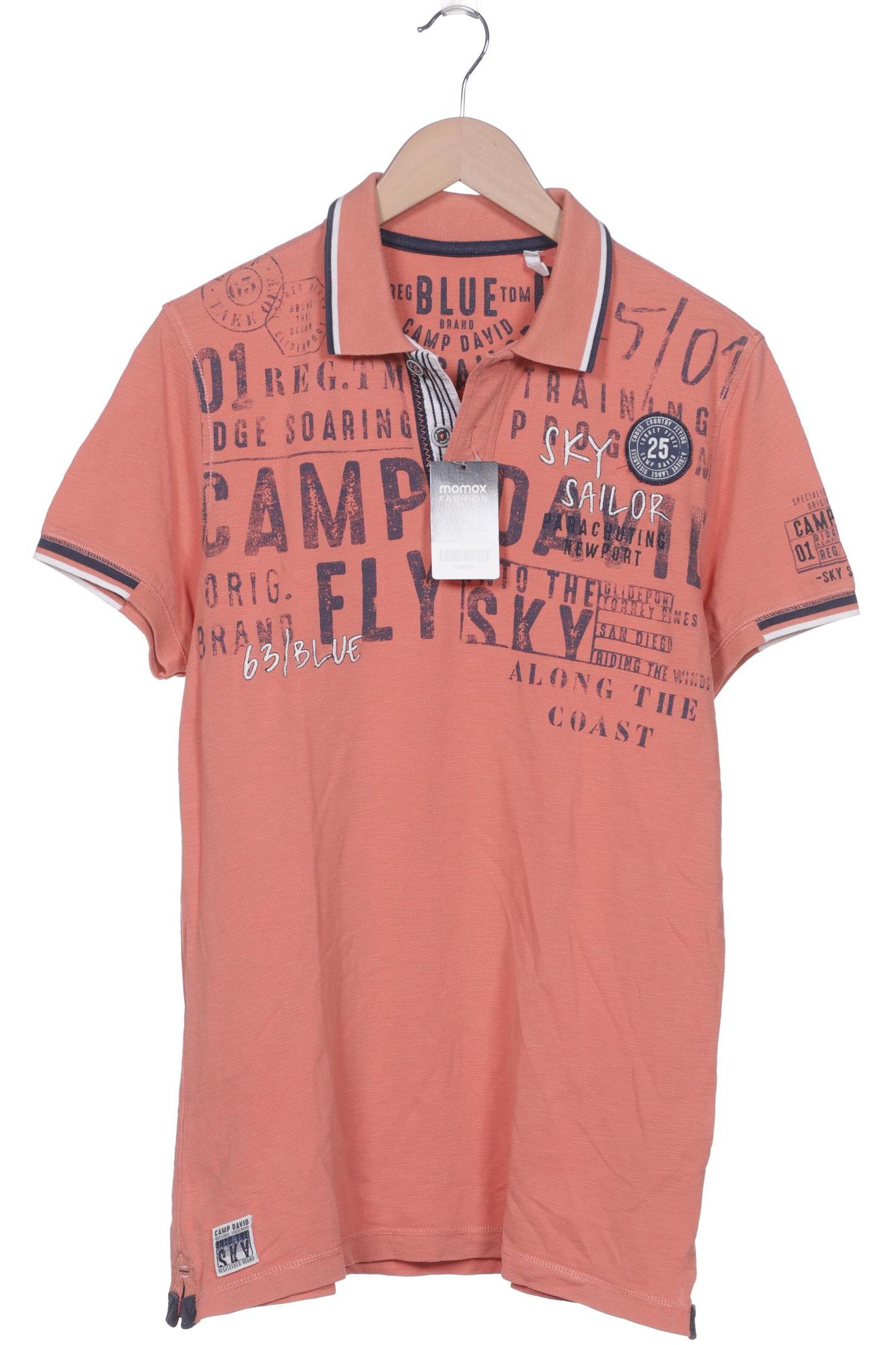 

Camp David Herren Poloshirt, orange