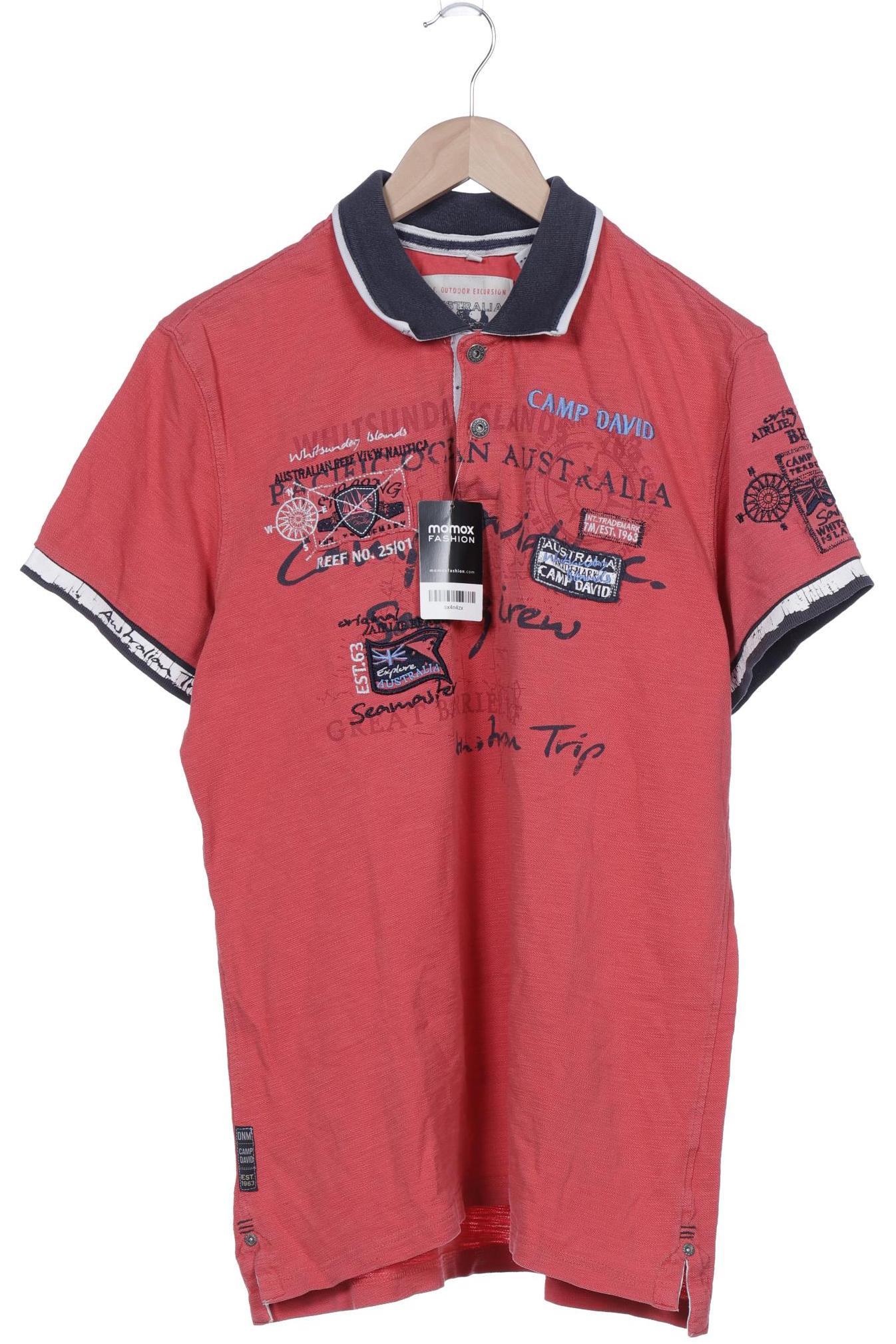 

Camp David Herren Poloshirt, rot, Gr. 52