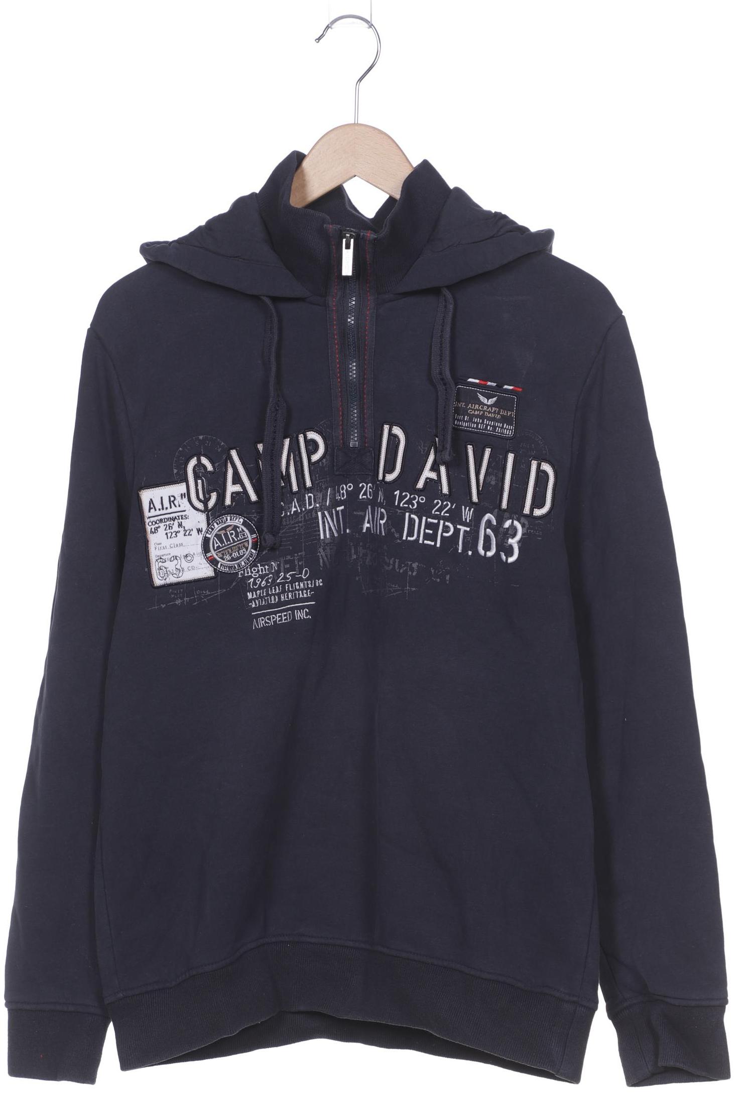 

Camp David Herren Kapuzenpullover, marineblau, Gr. 52