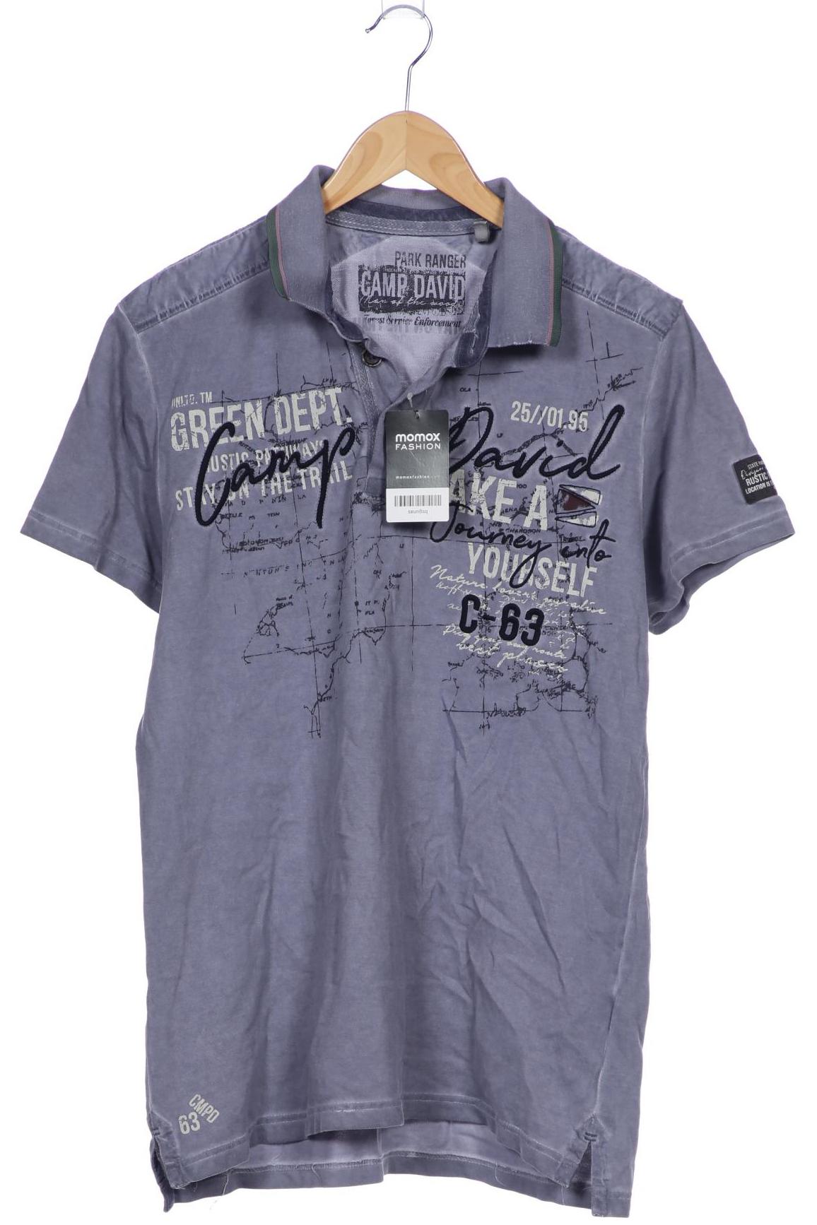 

Camp David Herren Poloshirt, grau, Gr. 52