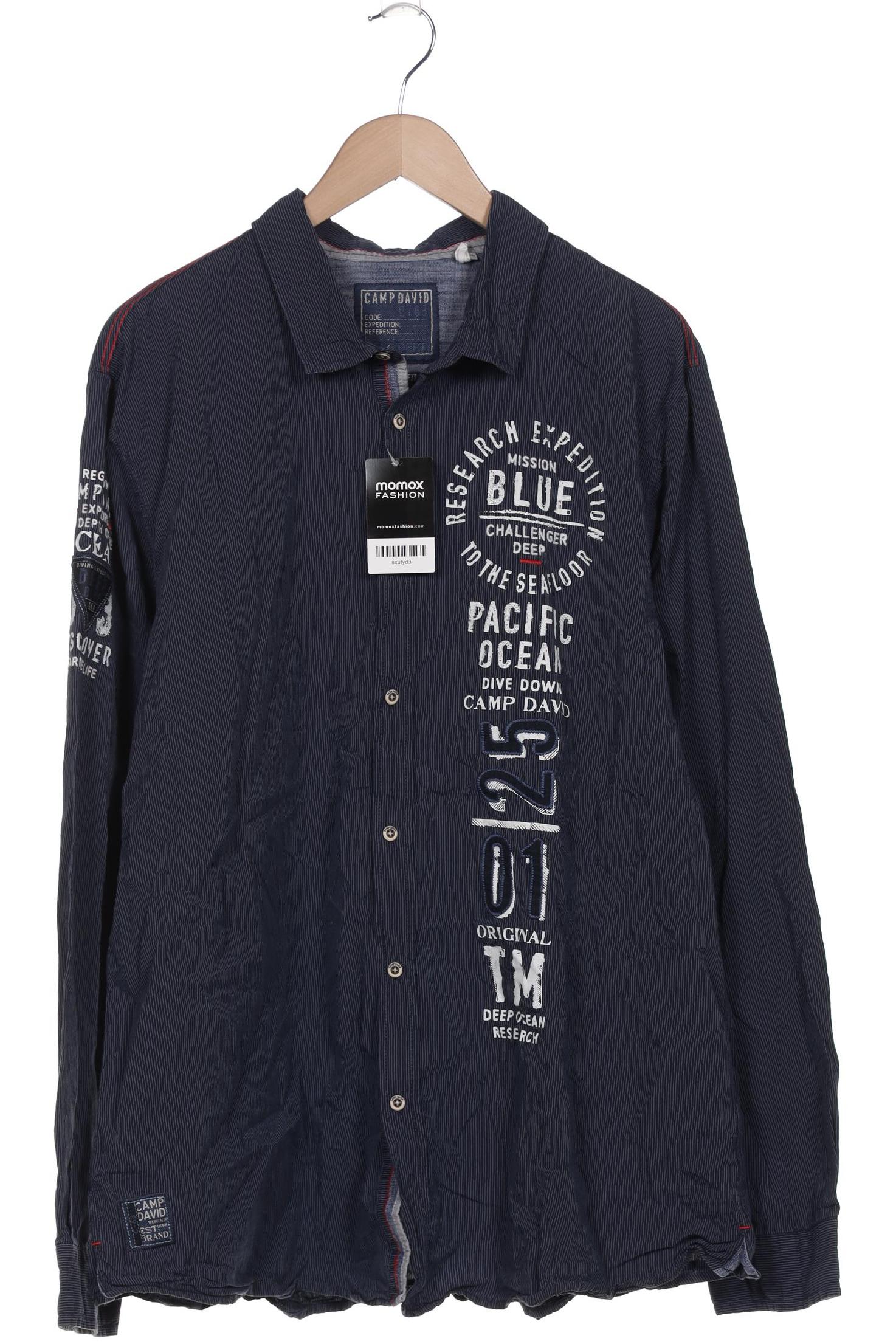 

Camp David Herren Hemd, marineblau, Gr. 58