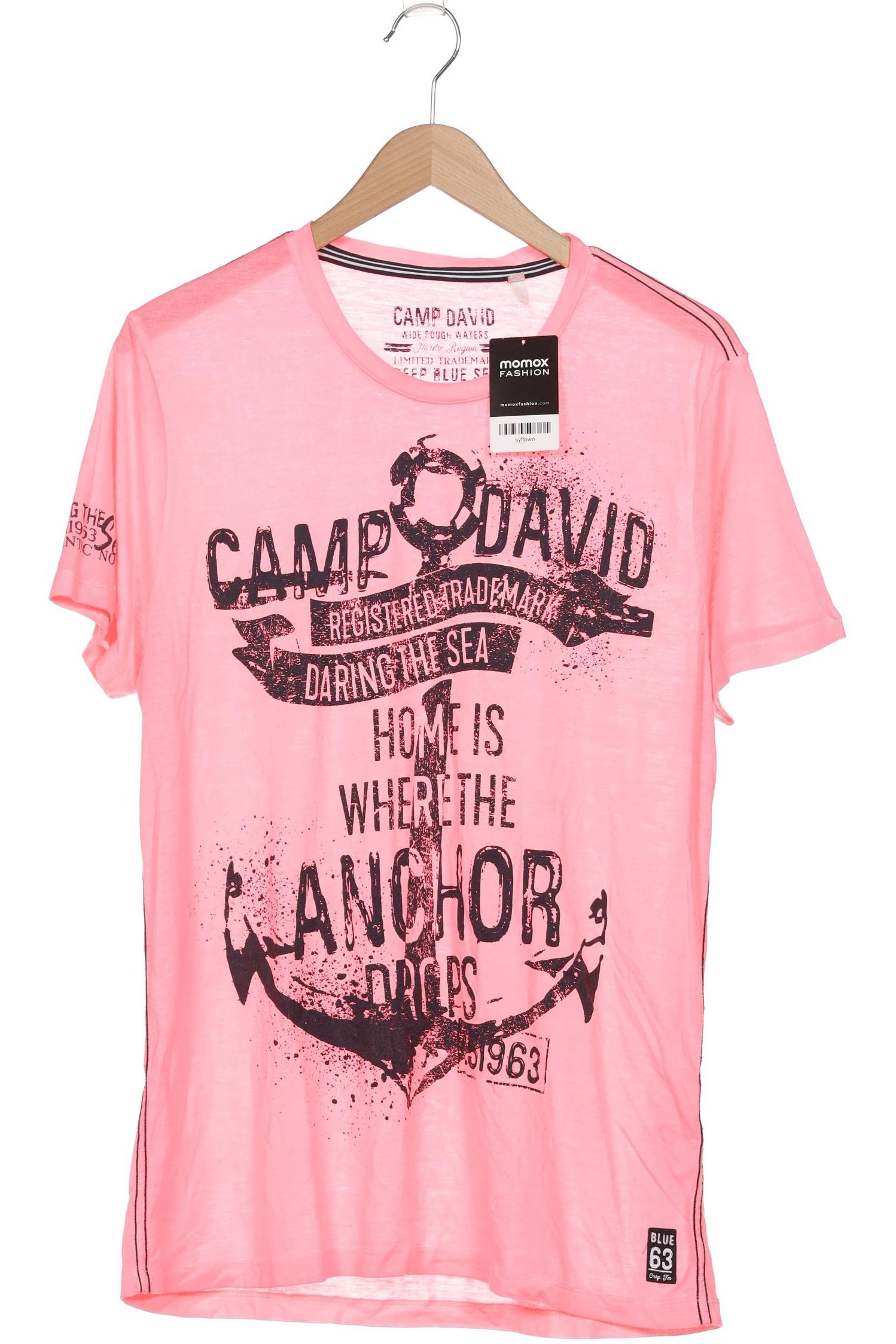 

Camp David Herren T-Shirt, pink, Gr. 52