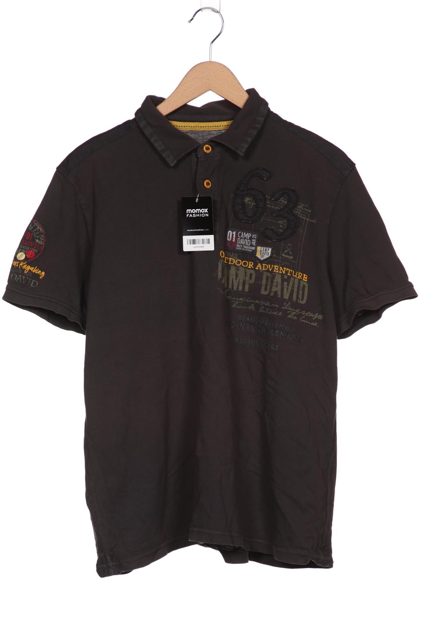 

Camp David Herren Poloshirt, grau