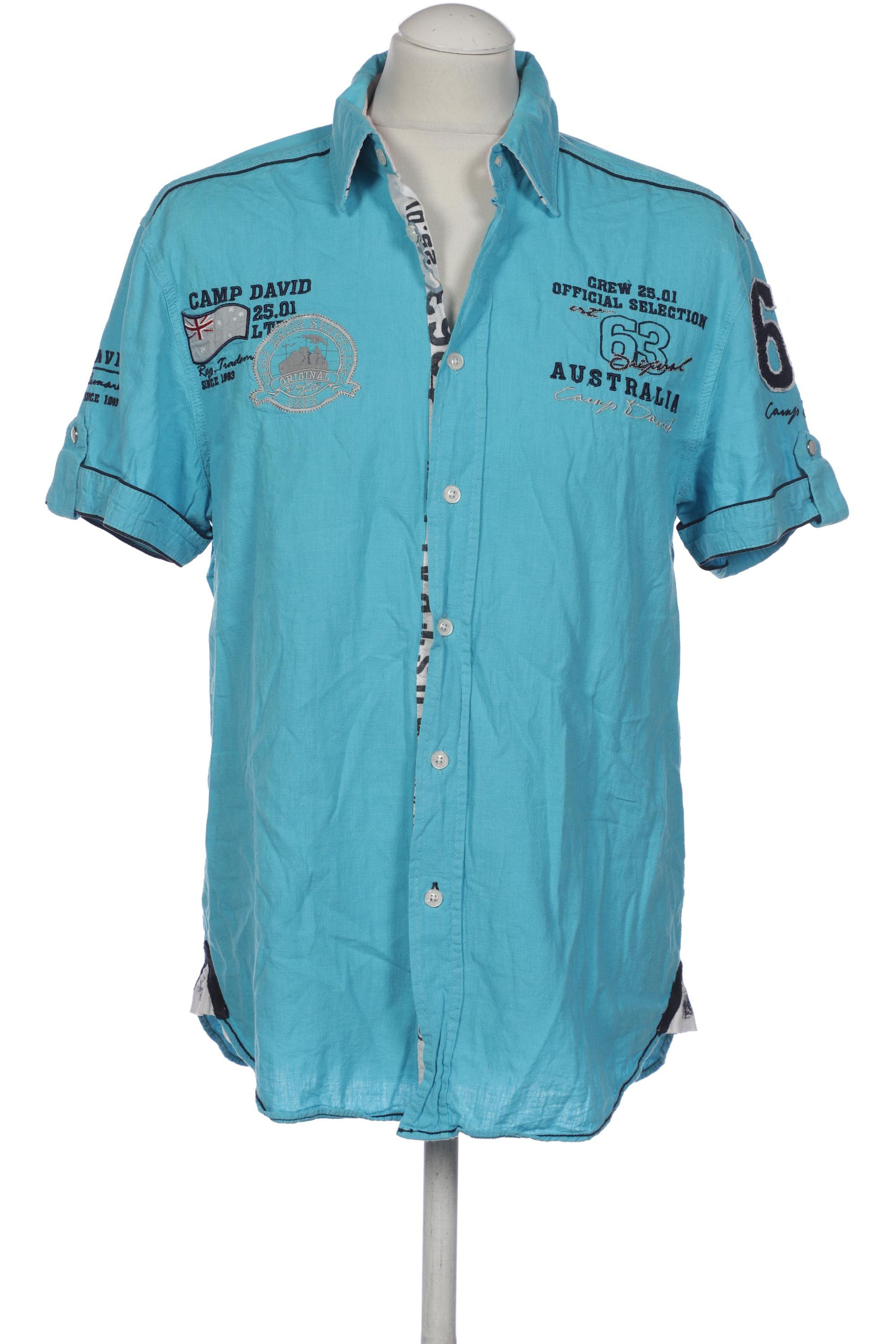 

Camp David Herren Hemd, blau