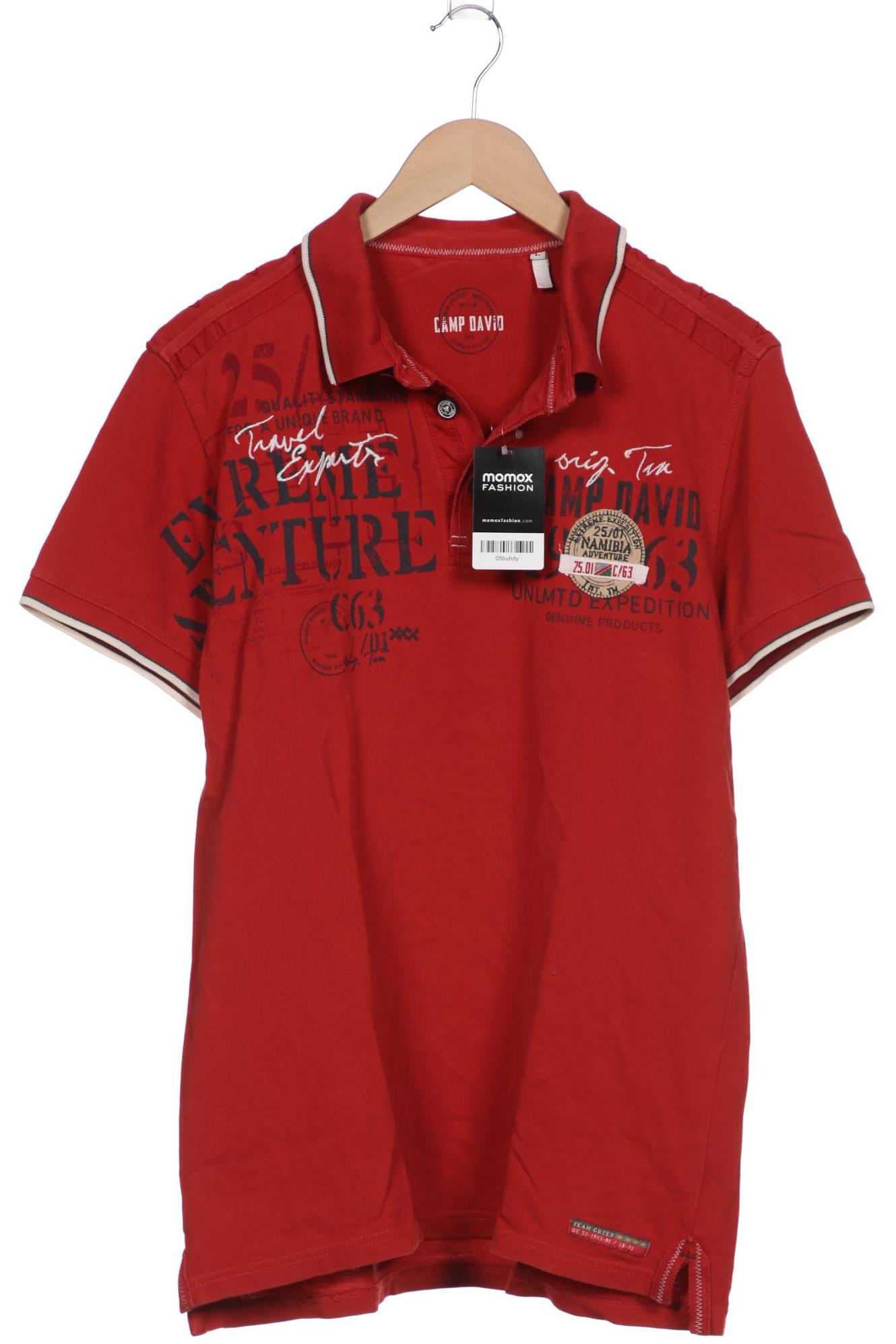 

Camp David Herren Poloshirt, rot, Gr. 52