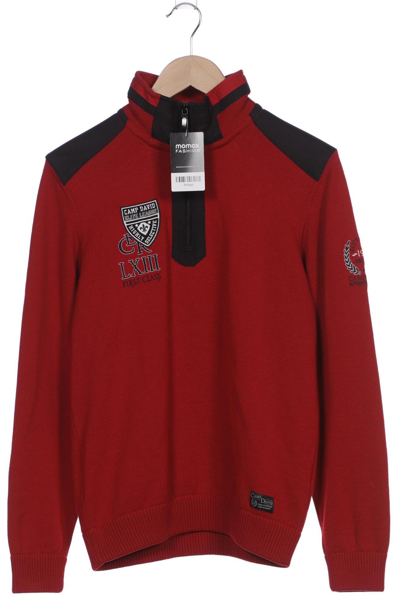 

Camp David Herren Pullover, rot, Gr. 48