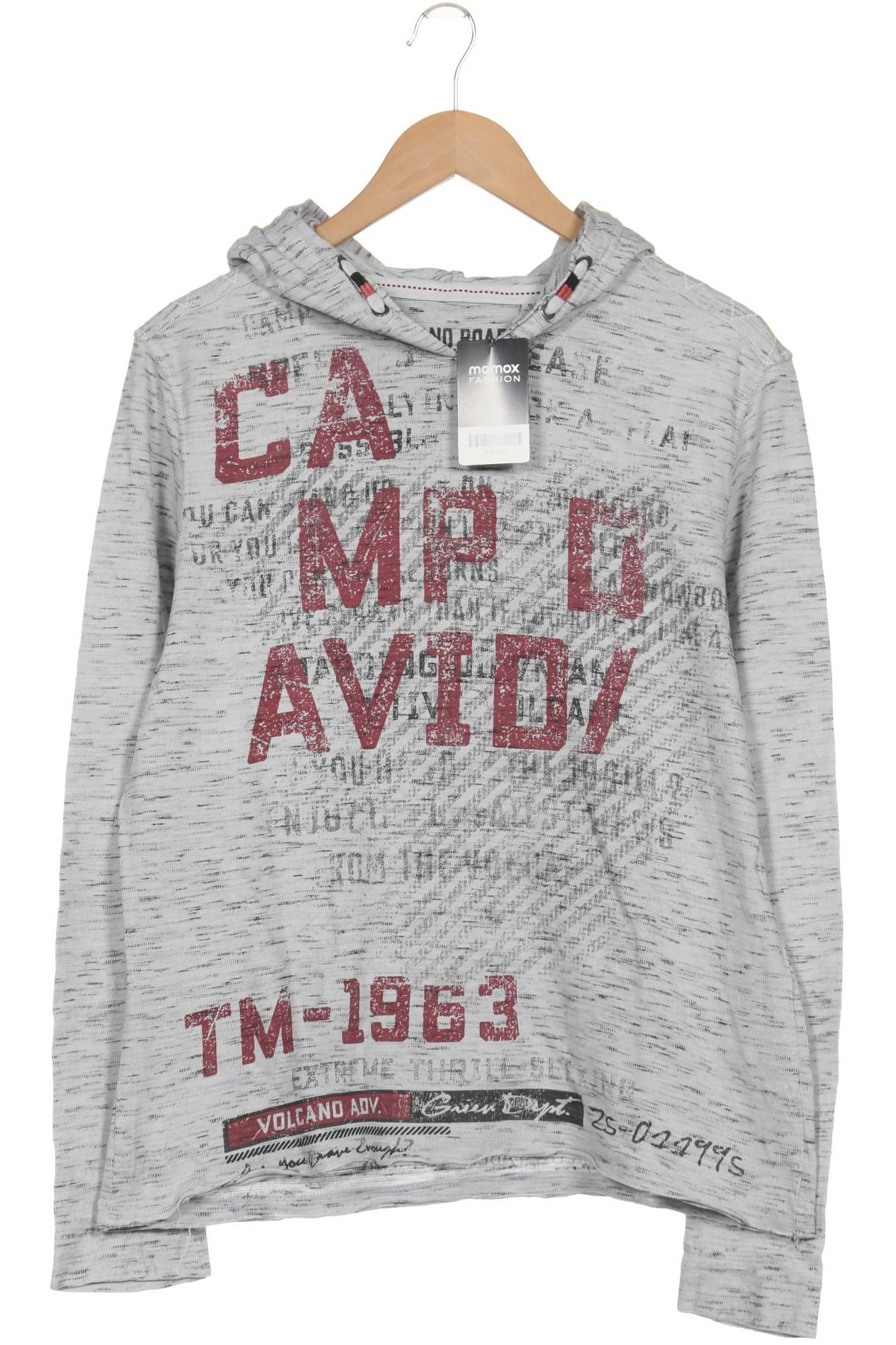 

Camp David Herren Kapuzenpullover, grau, Gr. 46