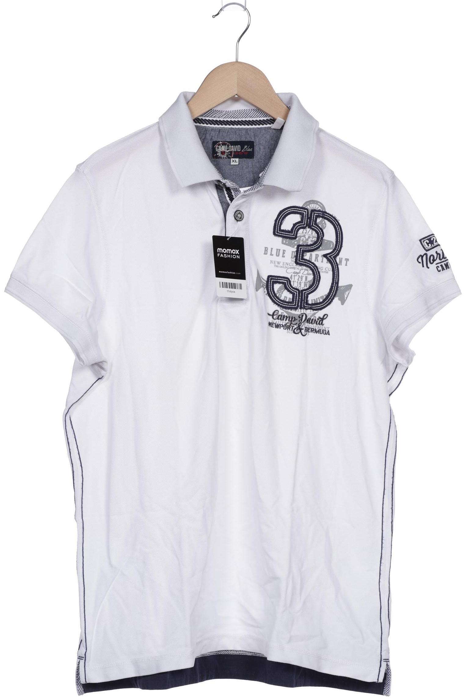 

Camp David Herren Poloshirt, weiß, Gr. 54