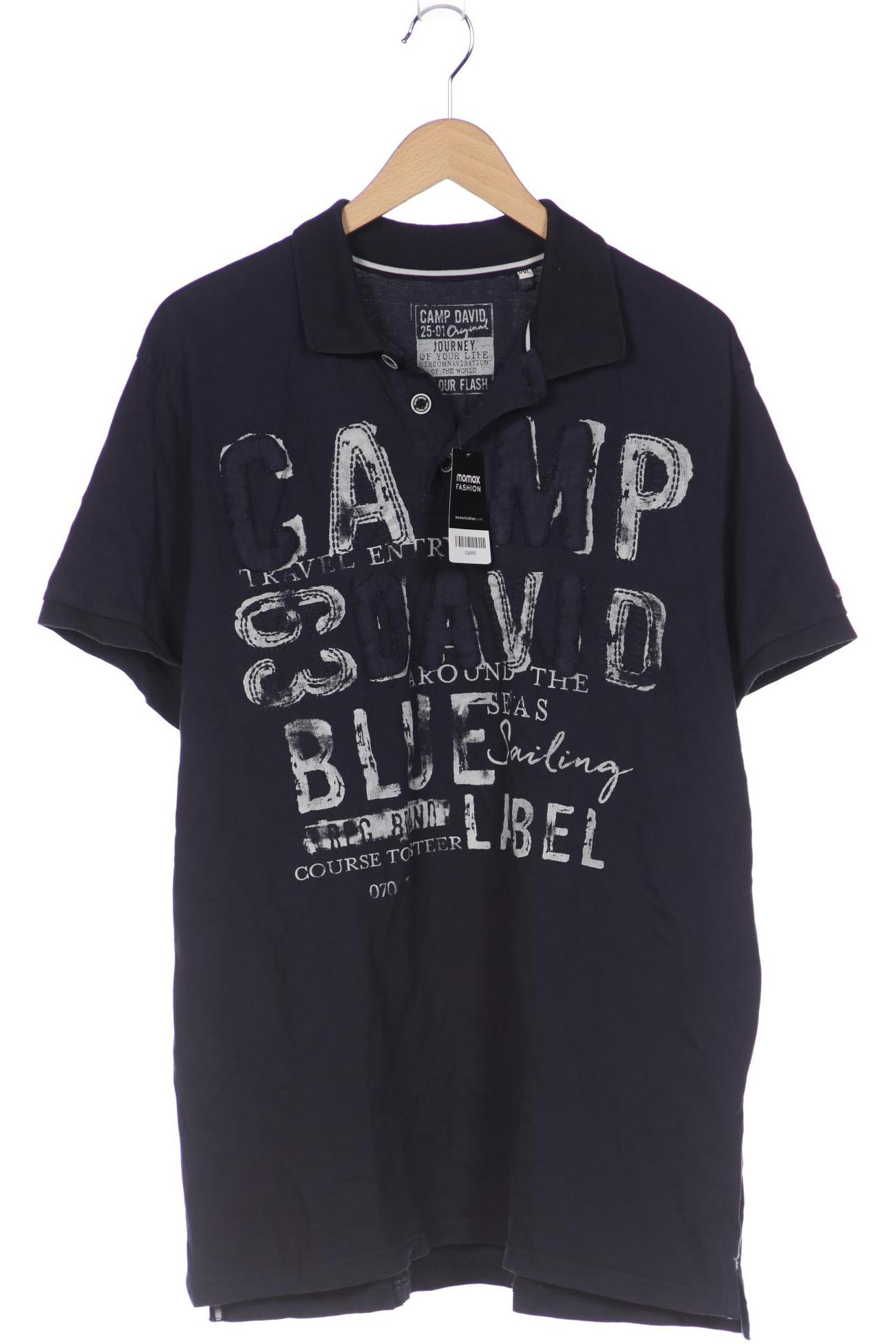 

Camp David Herren Poloshirt, marineblau