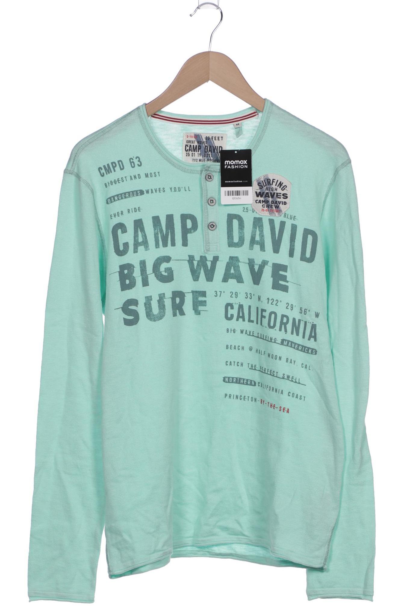 Thumbnail - Camp David Herren Langarmshirt, hellgrün, Gr. 48