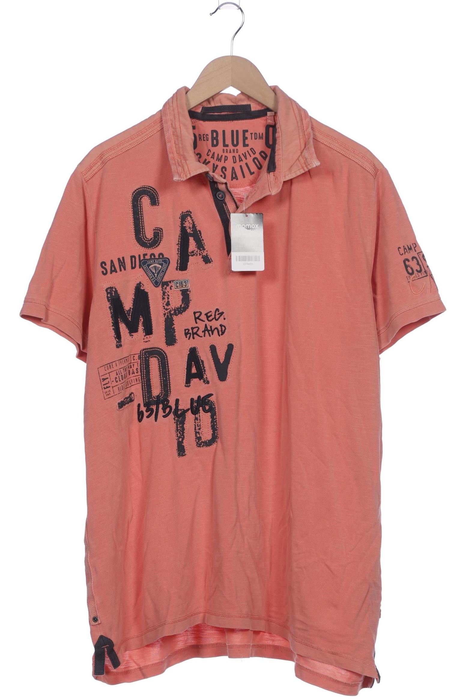 

Camp David Herren Poloshirt, orange, Gr. 58