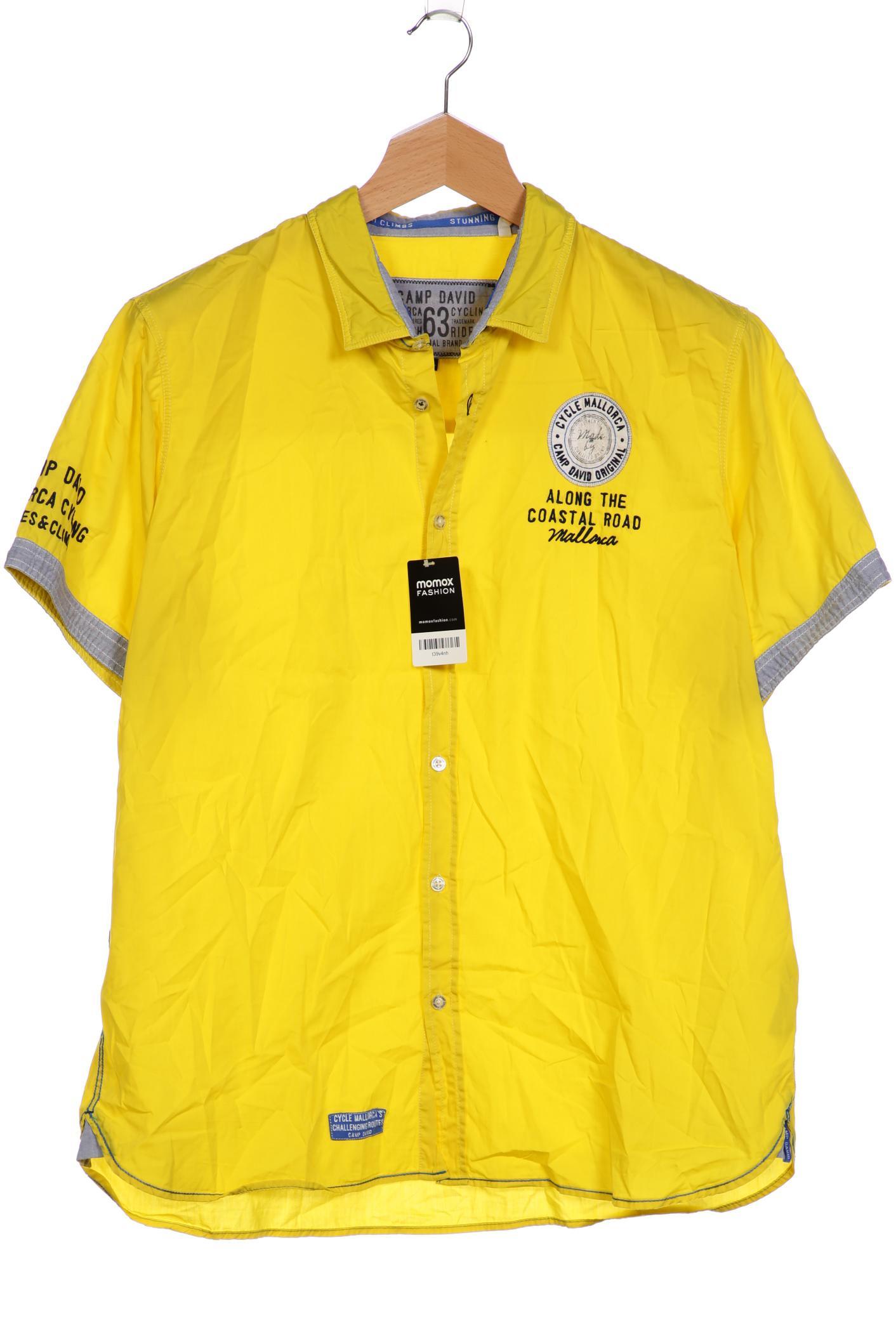 

Camp David Herren Hemd, gelb, Gr. 56