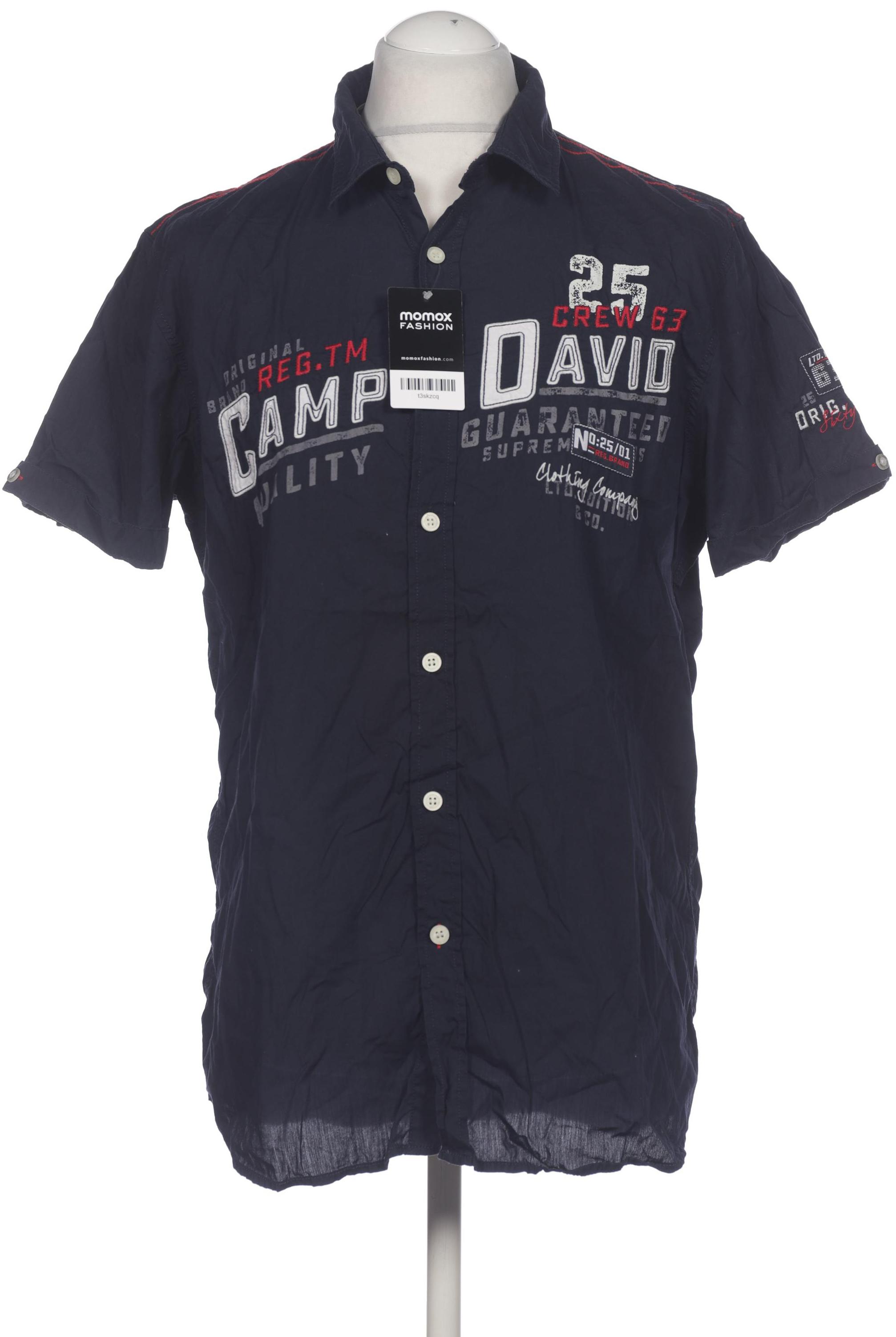 

Camp David Herren Hemd, marineblau, Gr. 52