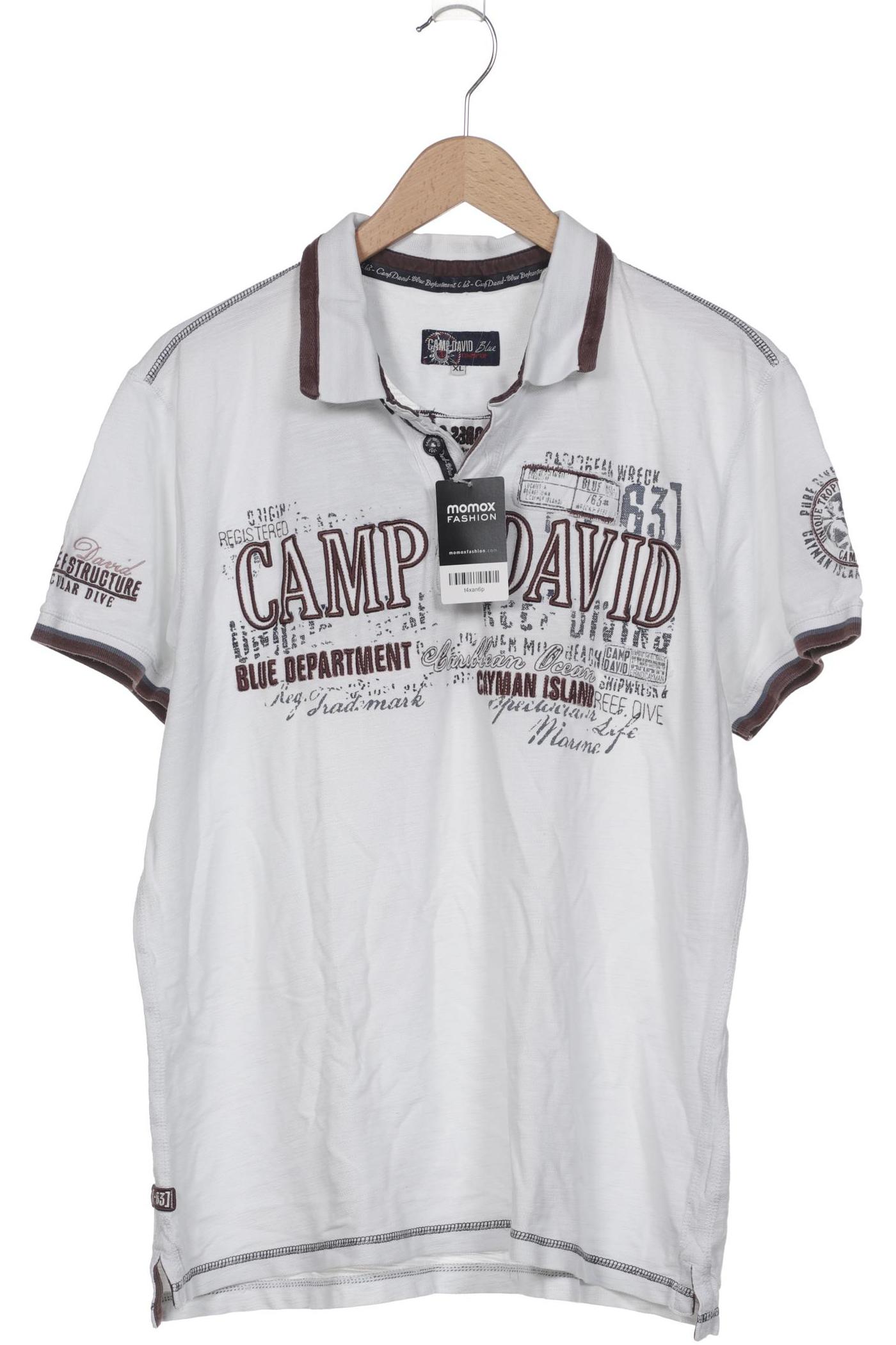 

Camp David Herren Poloshirt, weiß, Gr. 54