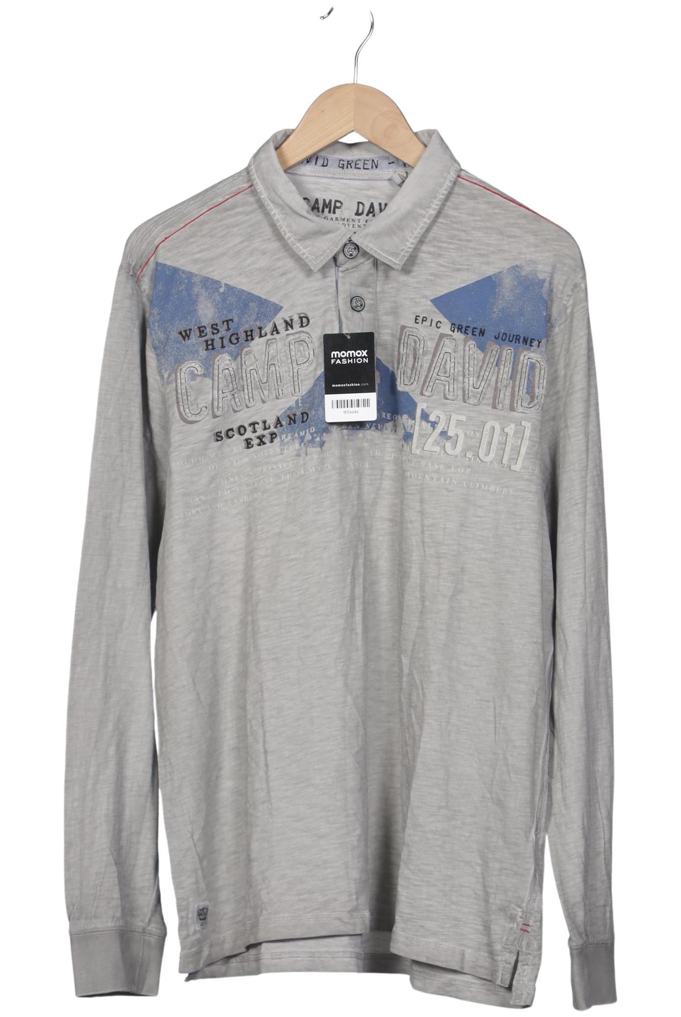 

Camp David Herren Poloshirt, grau, Gr. 56