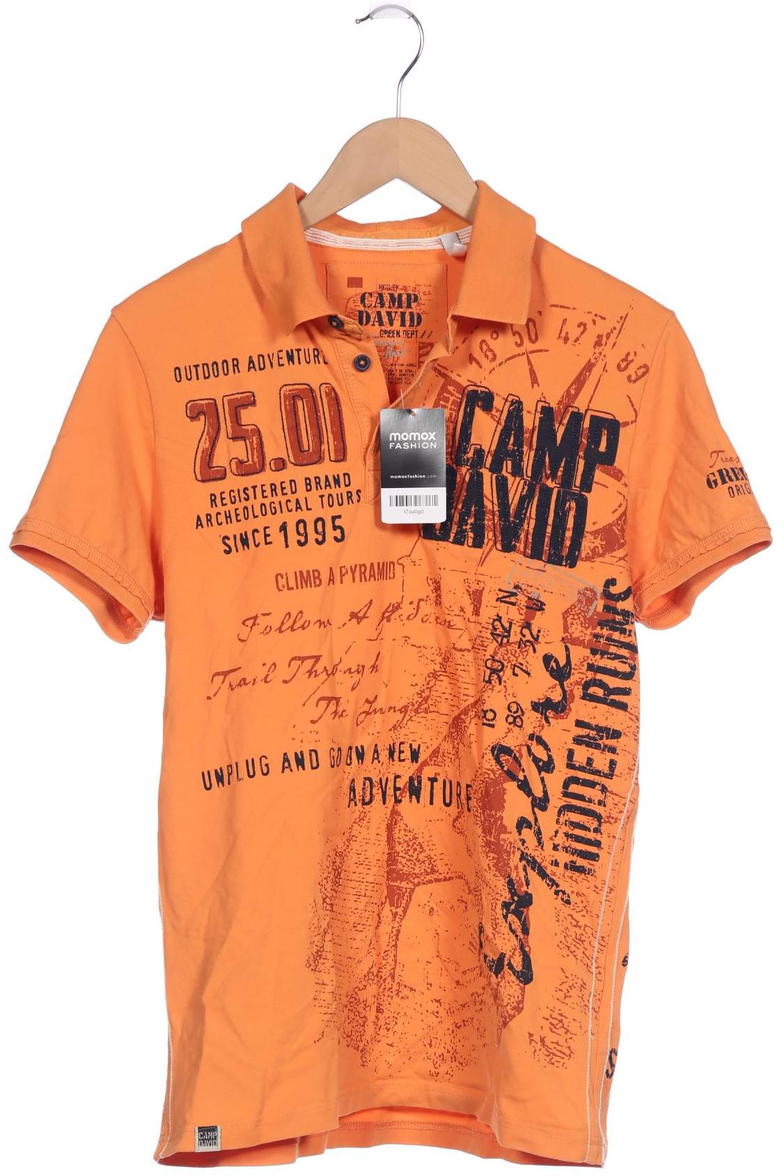 

Camp David Herren Poloshirt, orange, Gr. 46