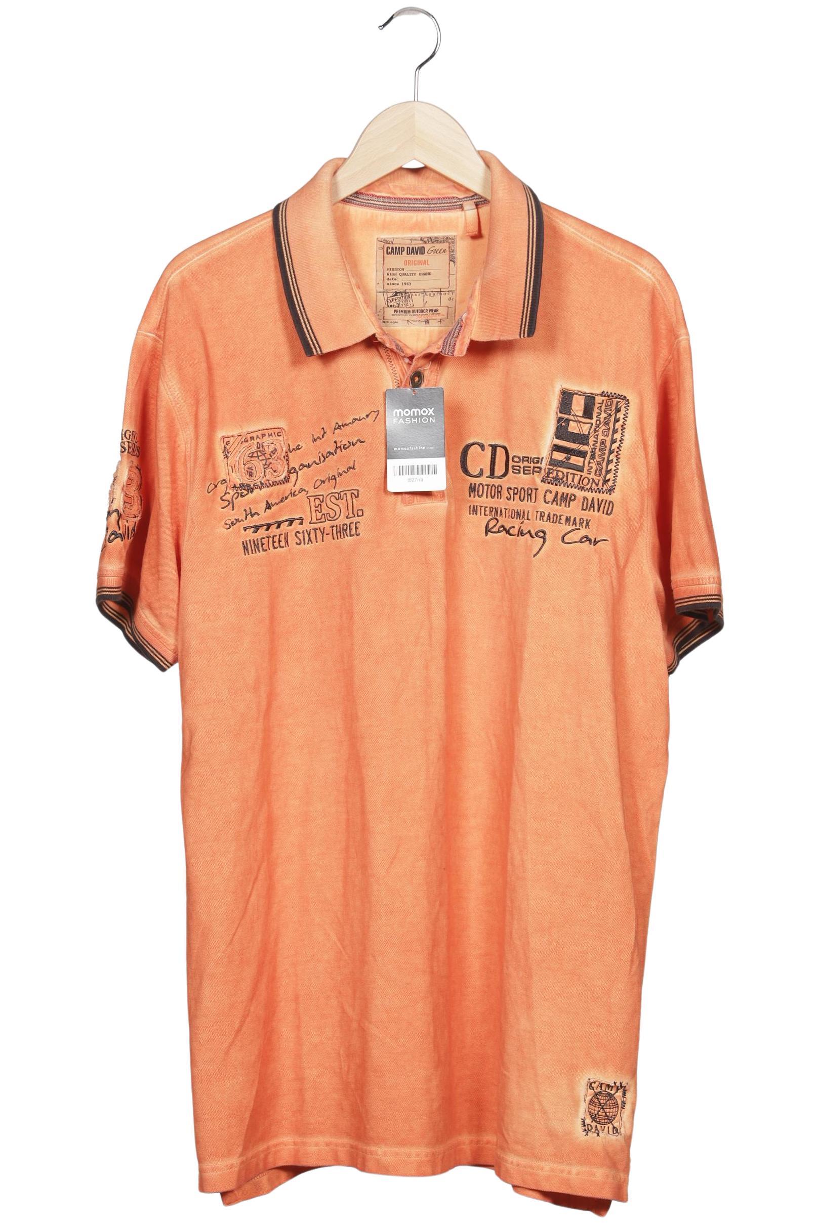 

Camp David Herren Poloshirt, orange, Gr. 58