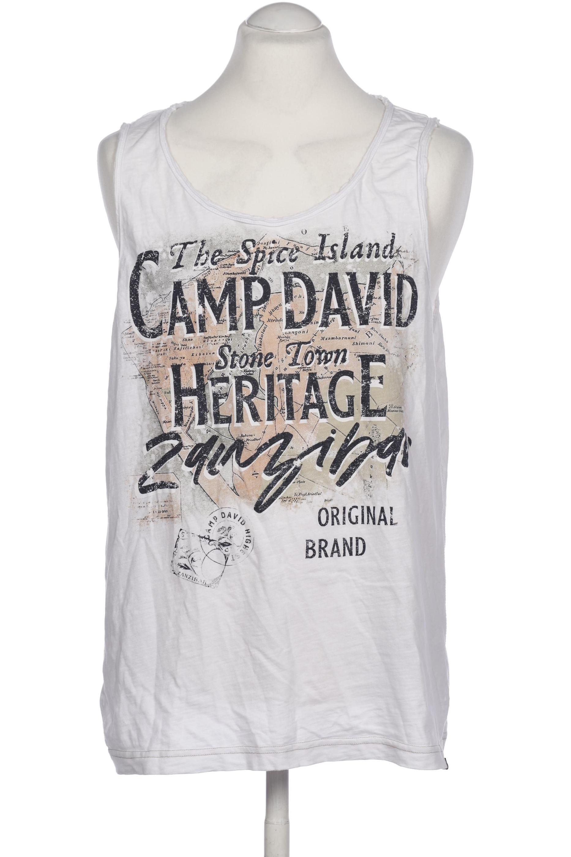 

Camp David Herren T-Shirt, weiß, Gr. 54