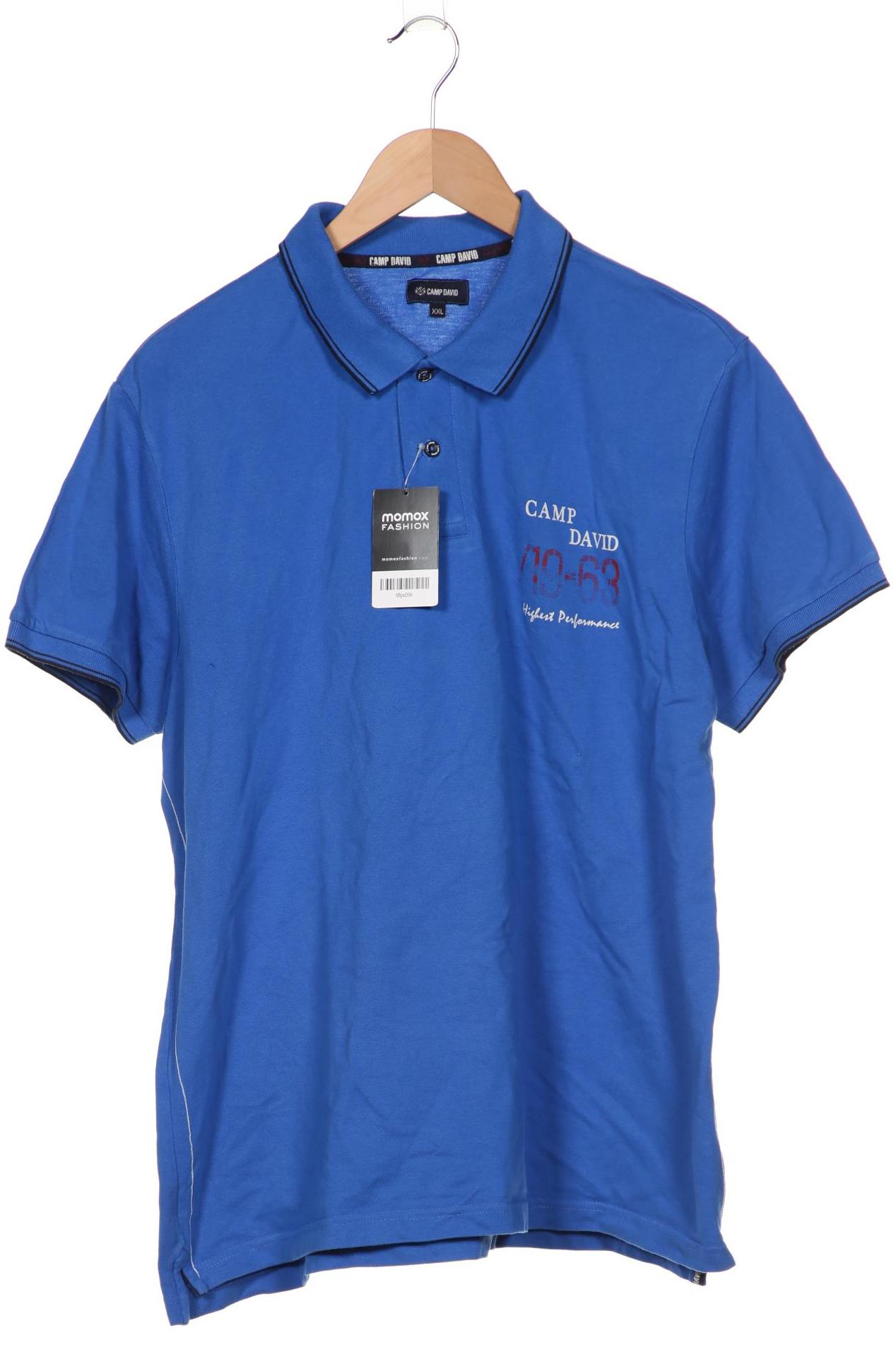 

Camp David Herren Poloshirt, blau