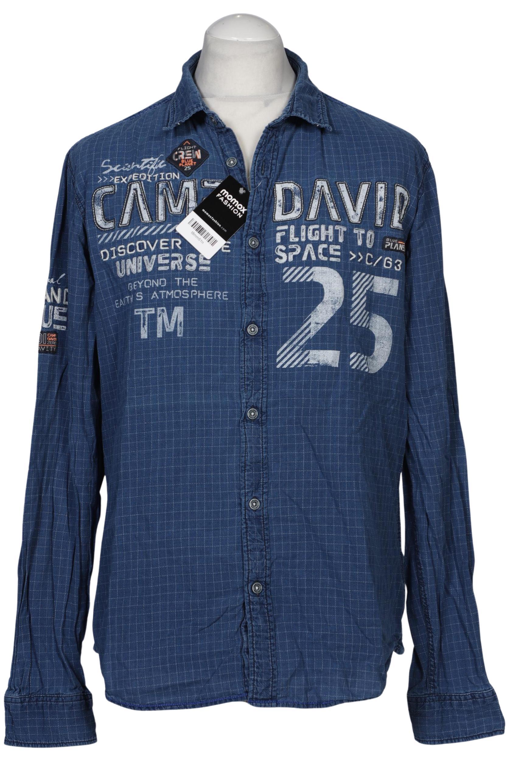 

Camp David Herren Hemd, blau, Gr. 52