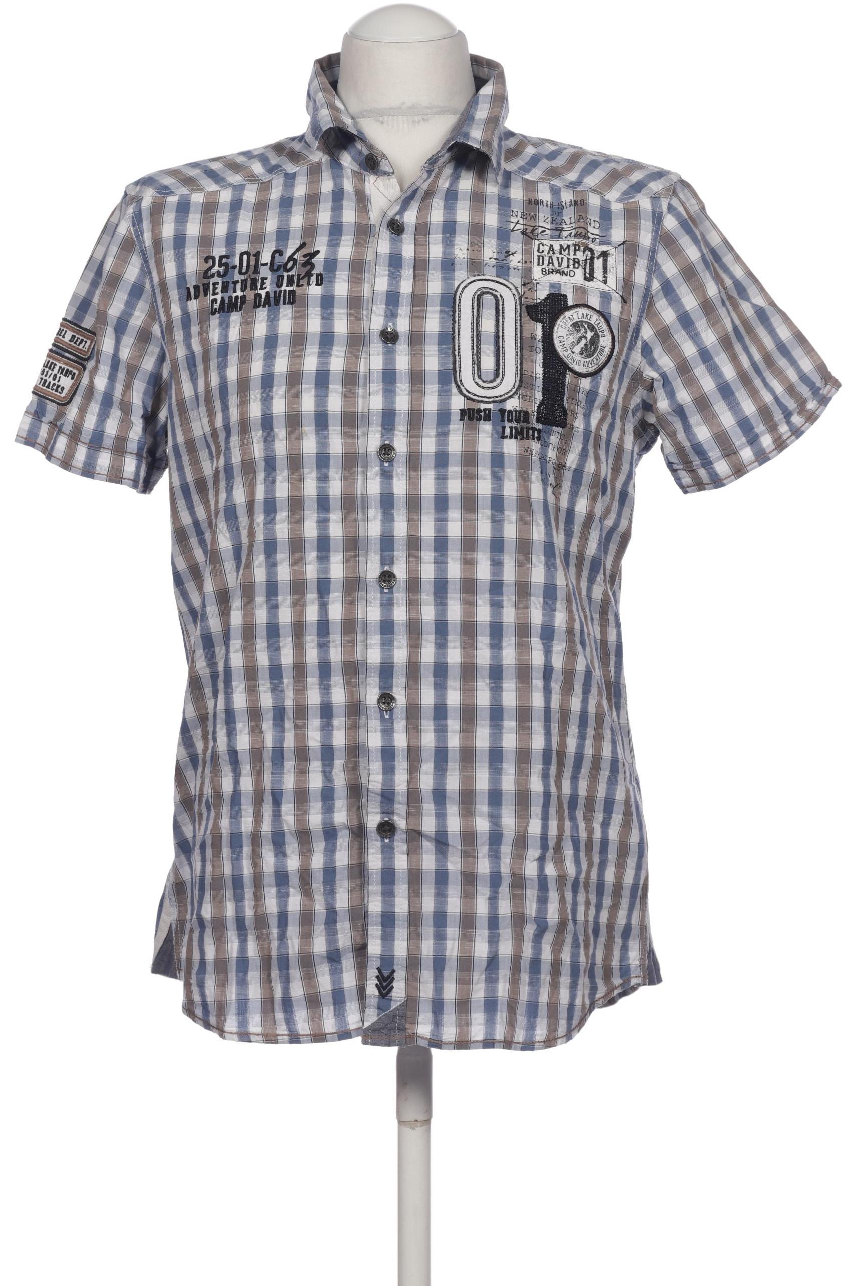 Thumbnail - Camp David Herren Hemd, blau, Gr. 46