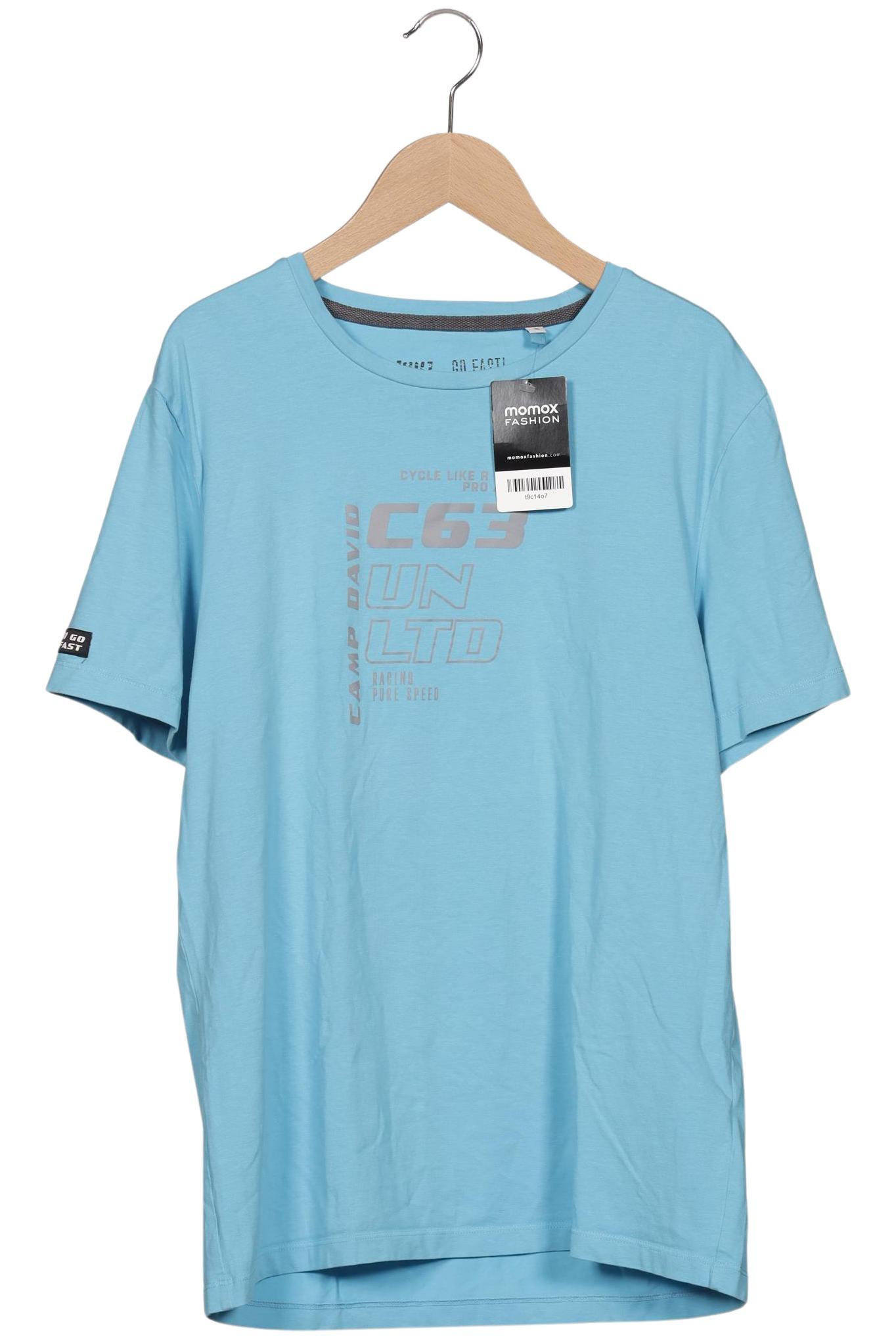 

Camp David Herren T-Shirt, hellblau, Gr. 46