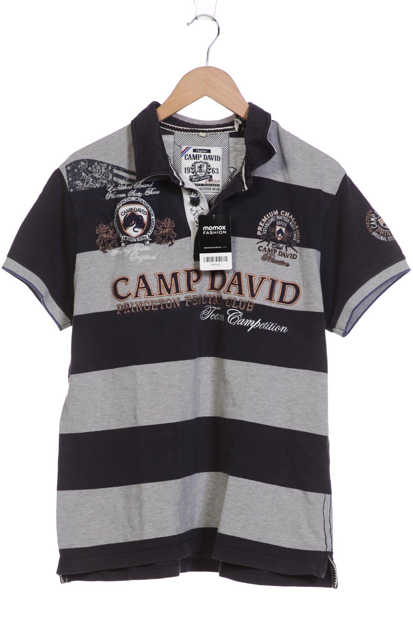 

Camp David Herren Poloshirt, grau, Gr. 52