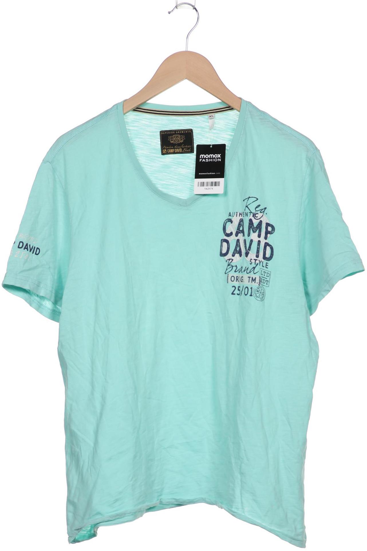 

Camp David Herren T-Shirt, türkis, Gr. 54