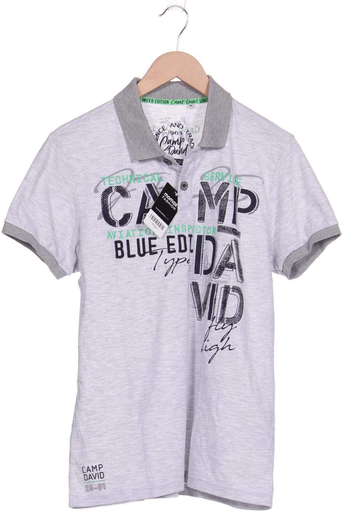 

Camp David Herren Poloshirt, grau