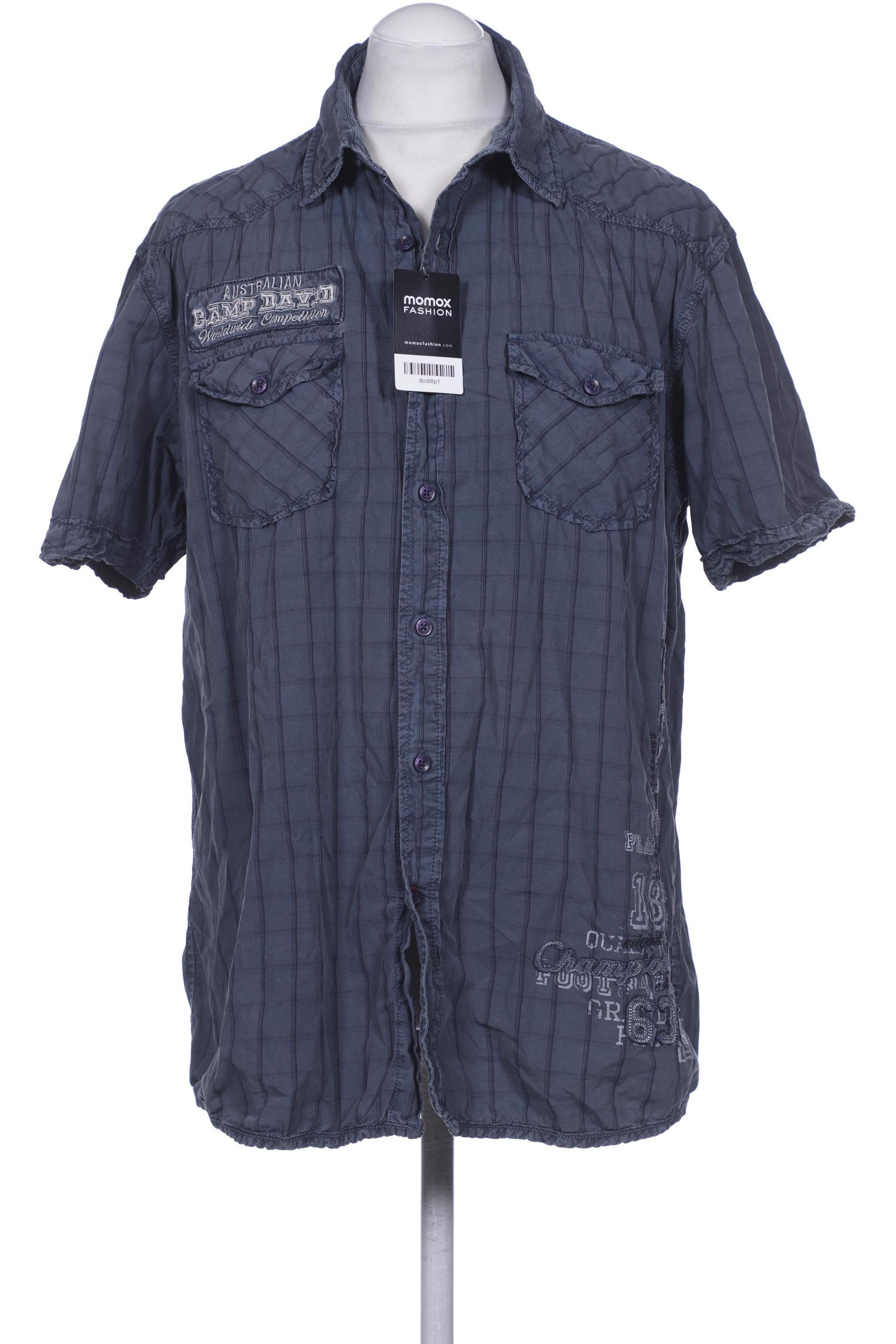 

Camp David Herren Hemd, marineblau