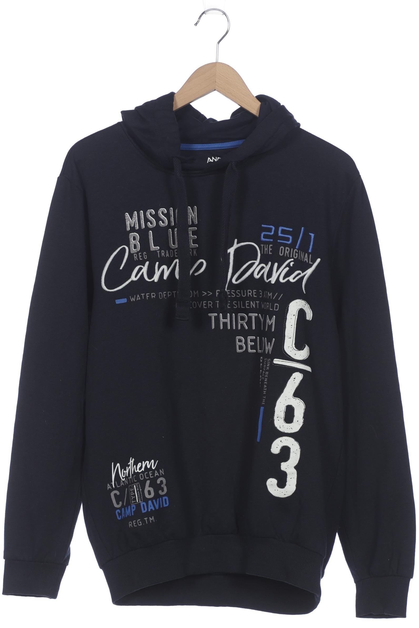 

Camp David Herren Kapuzenpullover, marineblau, Gr. 52