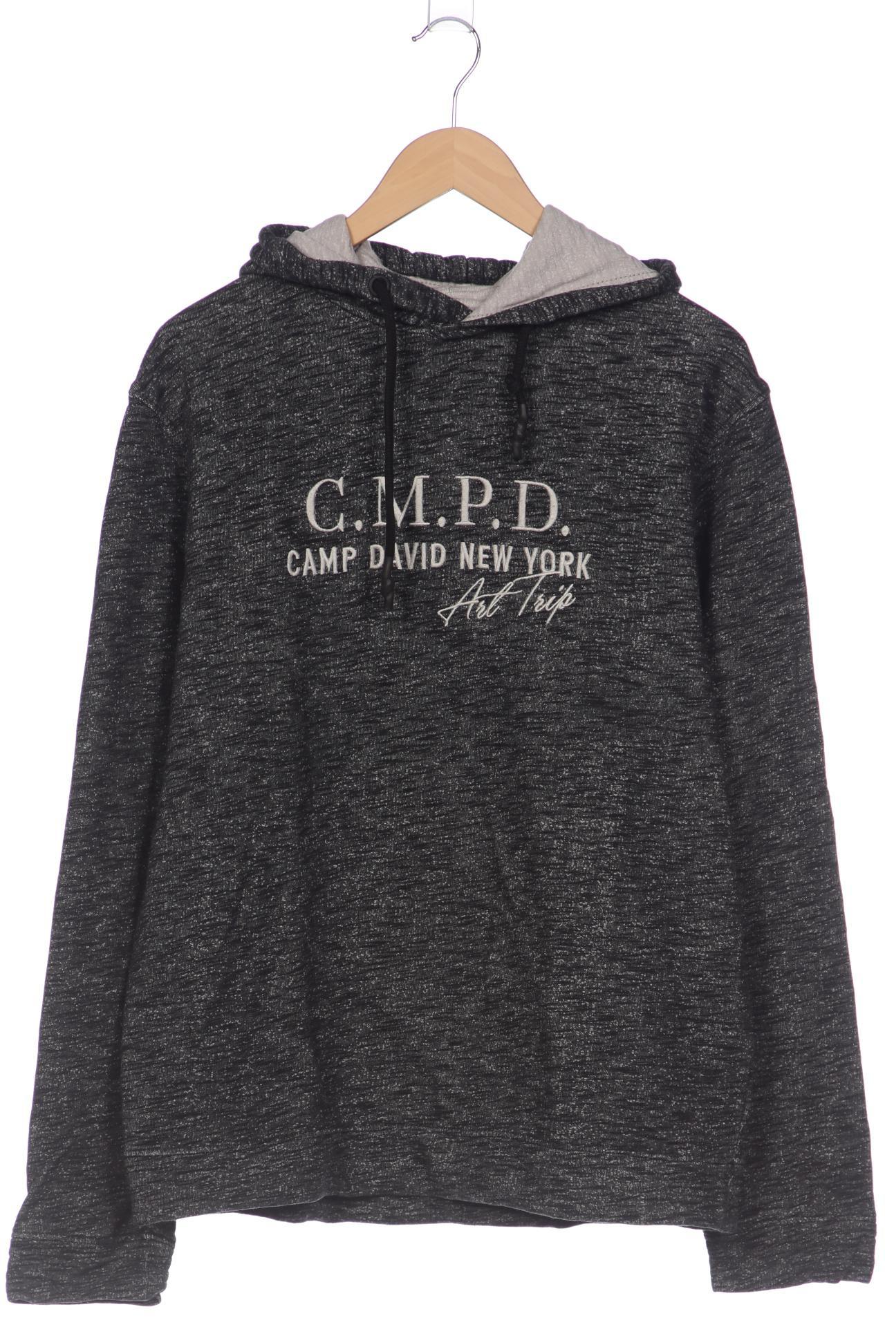 

Camp David Herren Kapuzenpullover, grau, Gr. 52
